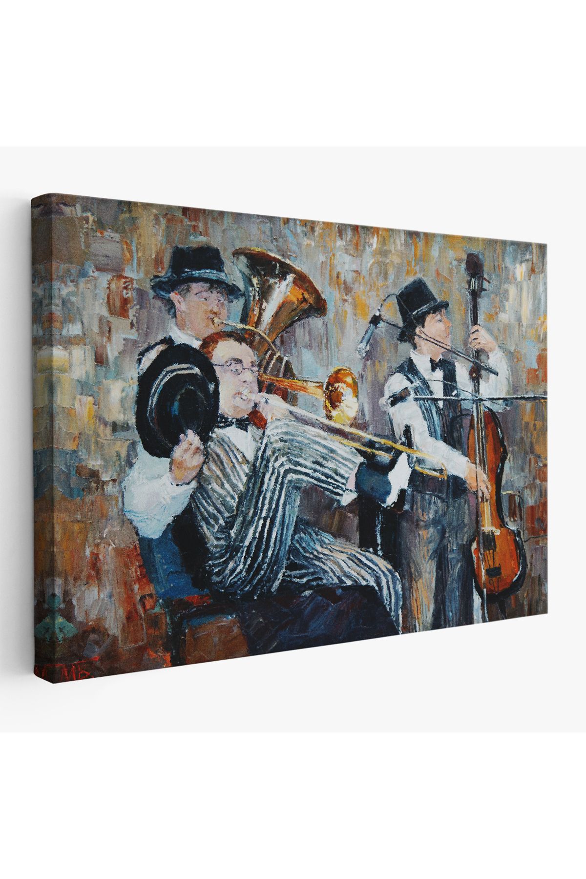 Doğal Bizden DB Müzik Çalan Orkestra Dekoratif Duvar Tablosu-3743