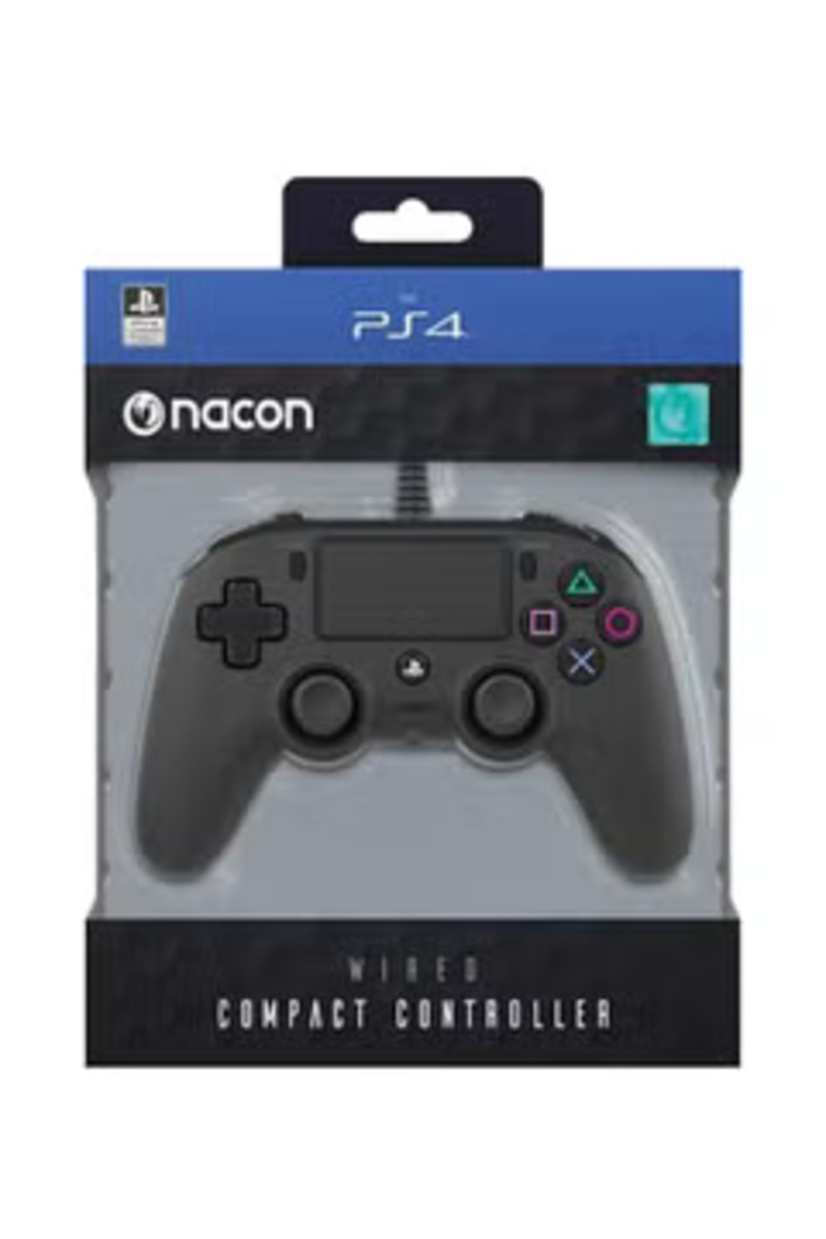 Nacon-PS4 Coloured Black Controller 1