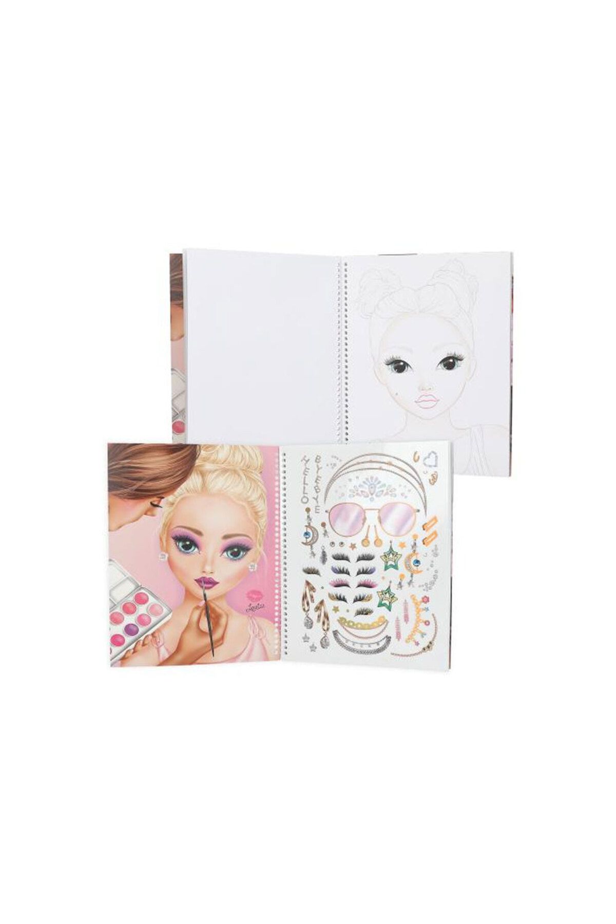 Top Model-Topmodel Makeup Coloring Book with Stickers 3
