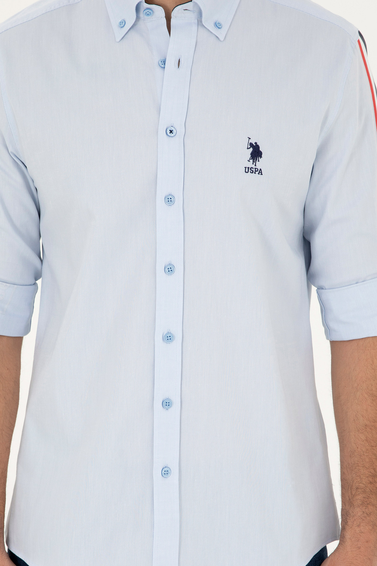 پیراهن مردانه راسته آستین بلند | یو اس پولو U.S. Polo Assn. 997112 - تصویر 6