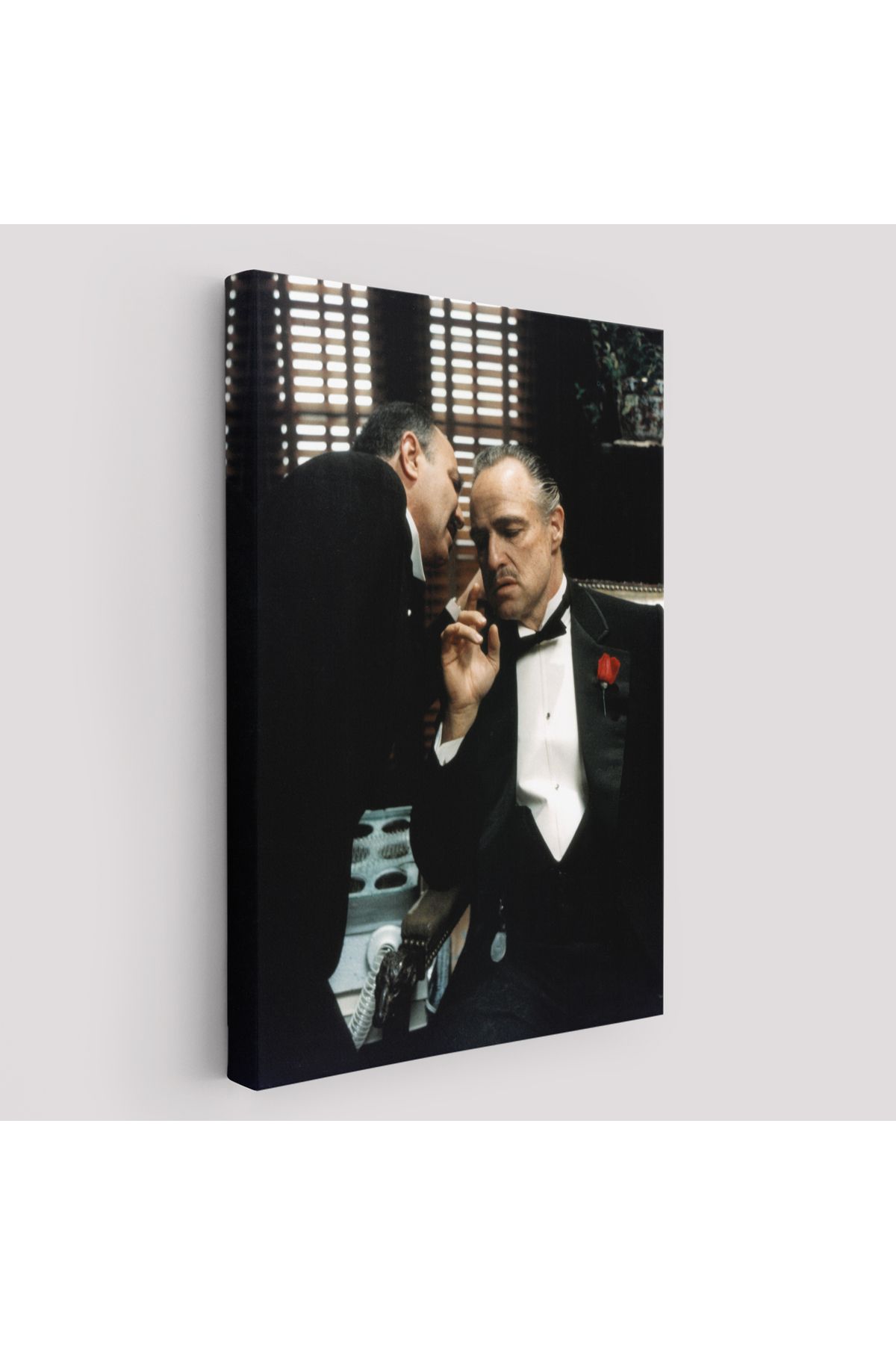 Yarımada Bahçe YB The Godfather Kanvas Tablo, Vito Corleone Film Sahnesi Kanvas Tablo-5279
