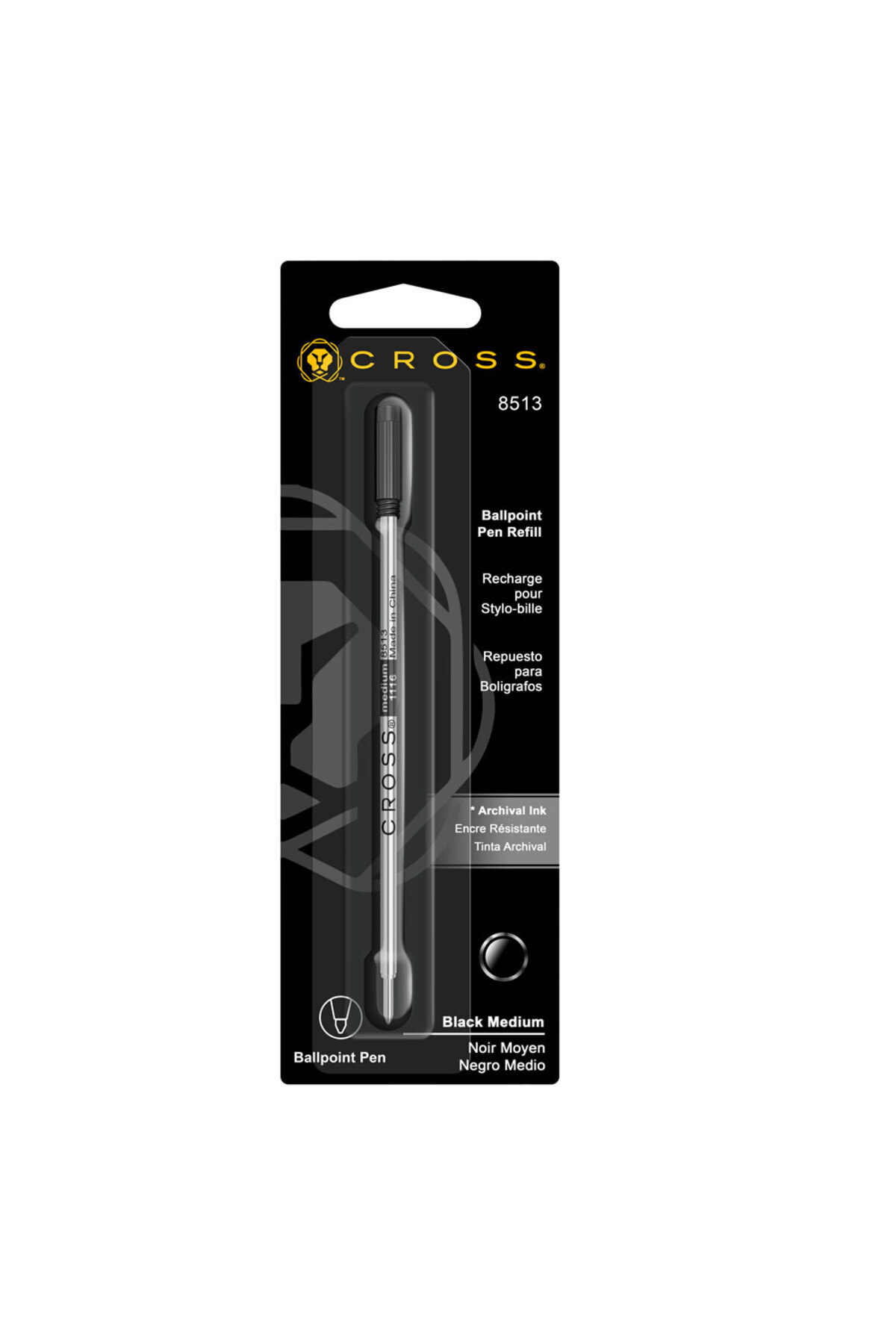 Cross Tükenmez Kalem Yedeği Siyah Medium 8513