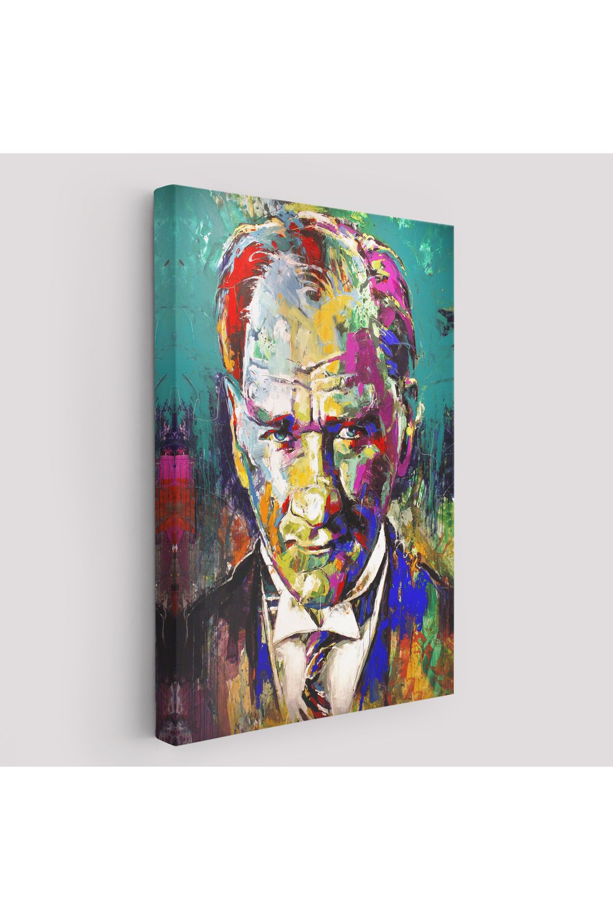 Doğal Bizden DB Renkli Mustafa Kemal Atatürk Tablosu-6327
