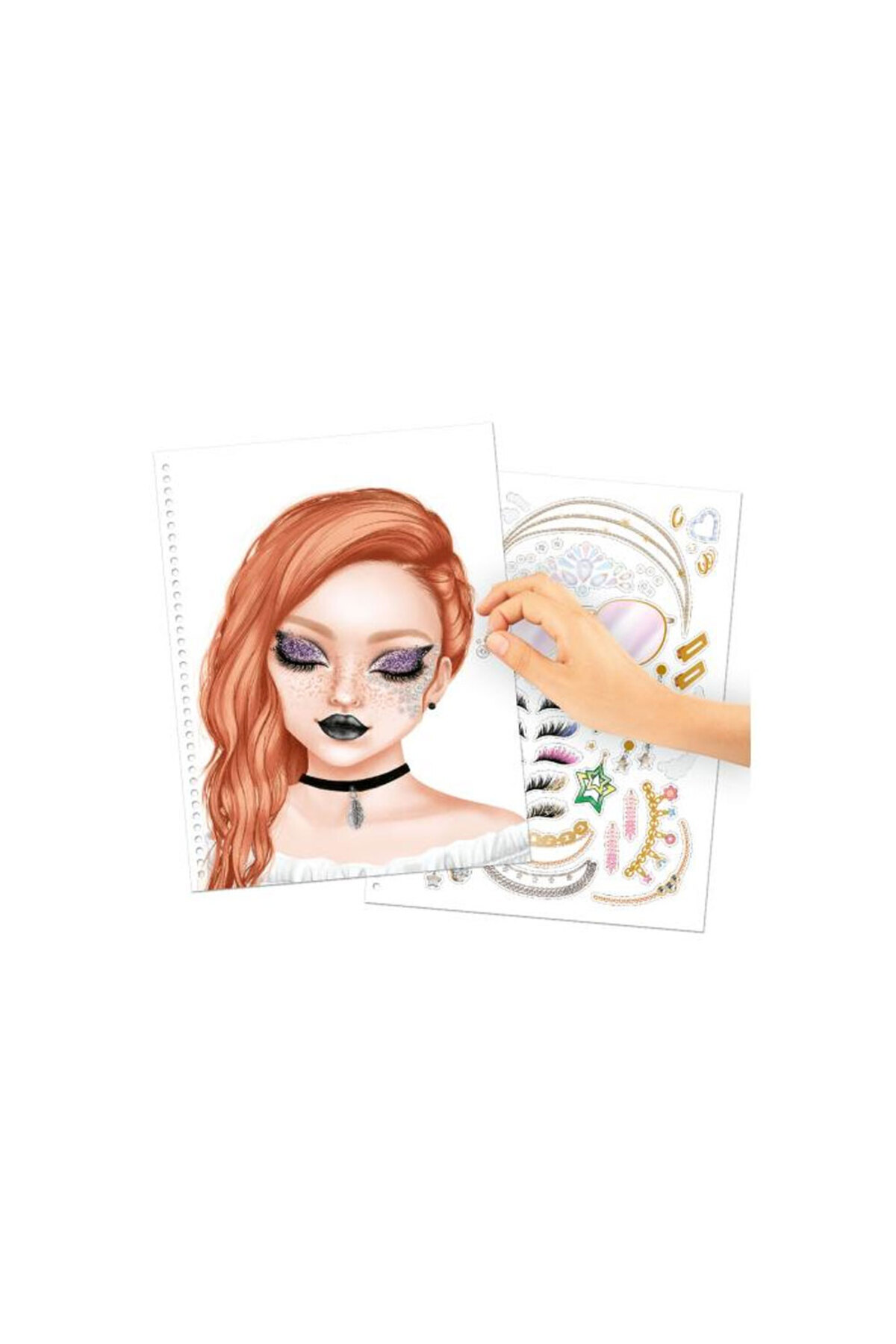 Top Model-Topmodel Makeup Coloring Book with Stickers 4