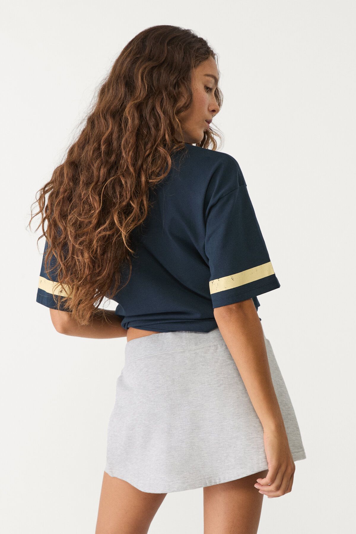 Stradivarius-Plush skort with drawstrings 3