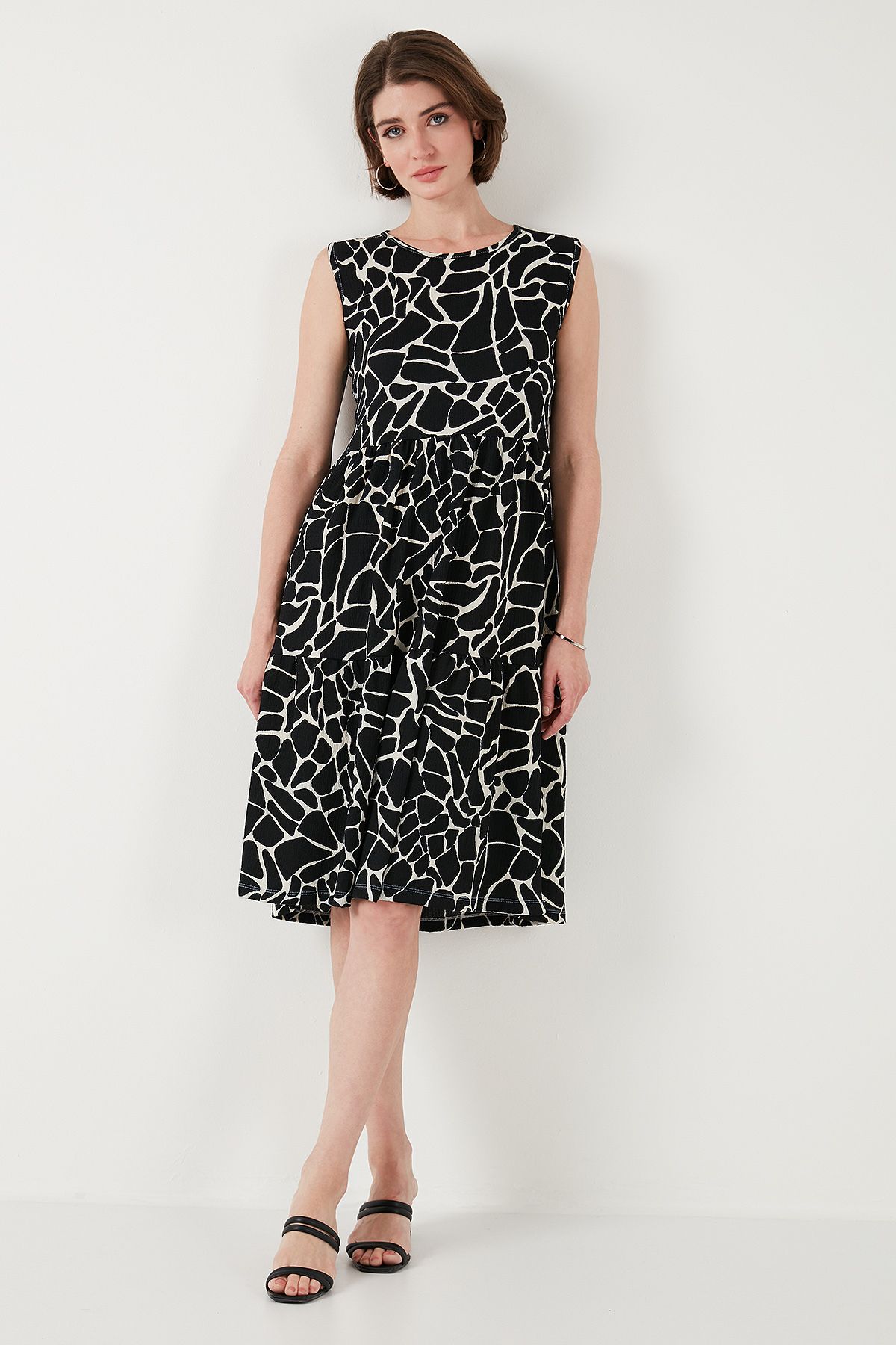 Lela-Sleeveless Print Midi Dress - Dress 5869007 4