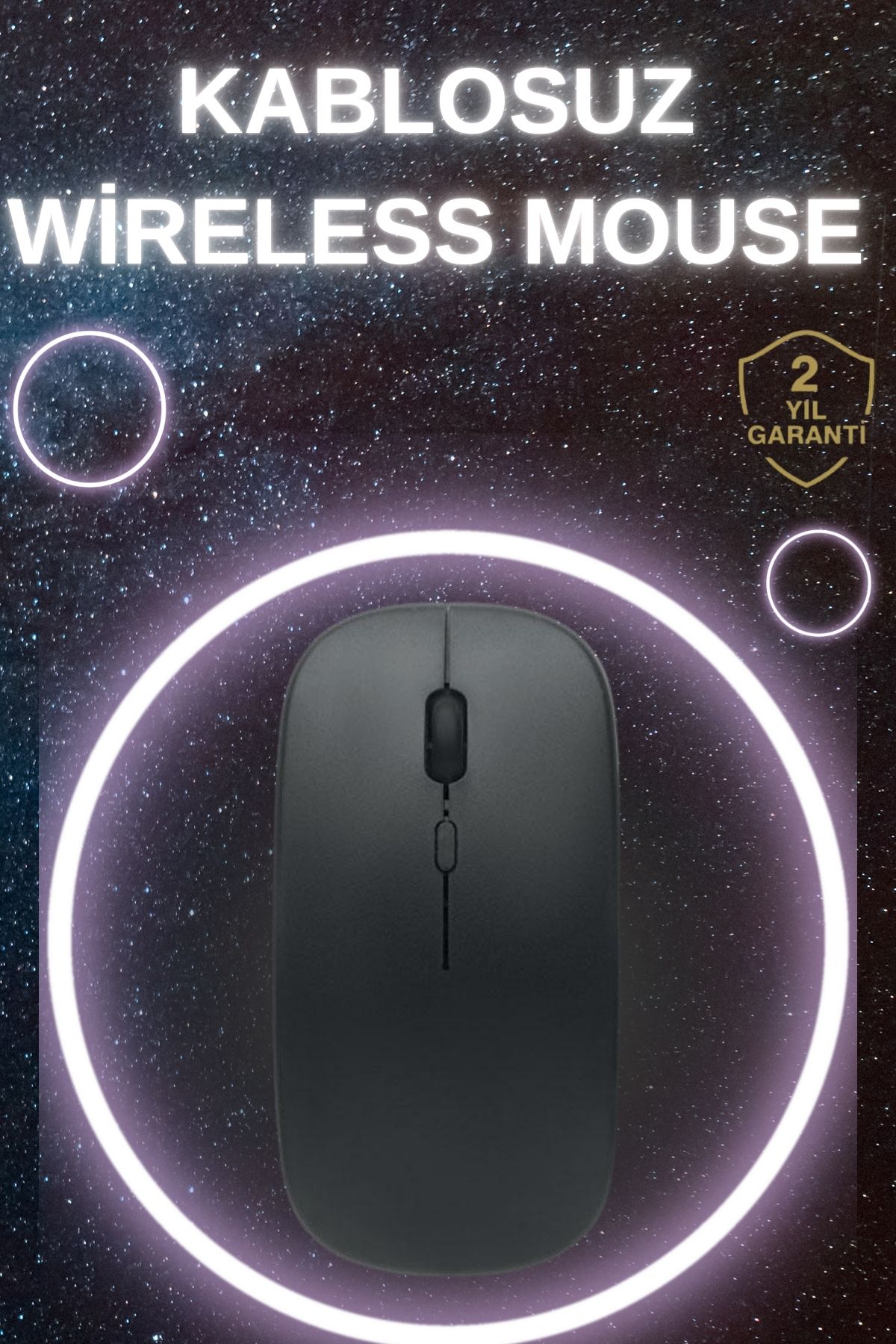 BellaThec Sessiz Bluetooth Wireless Mouse - Şarjlı, Çift Modlu ve Rahat Kullanım