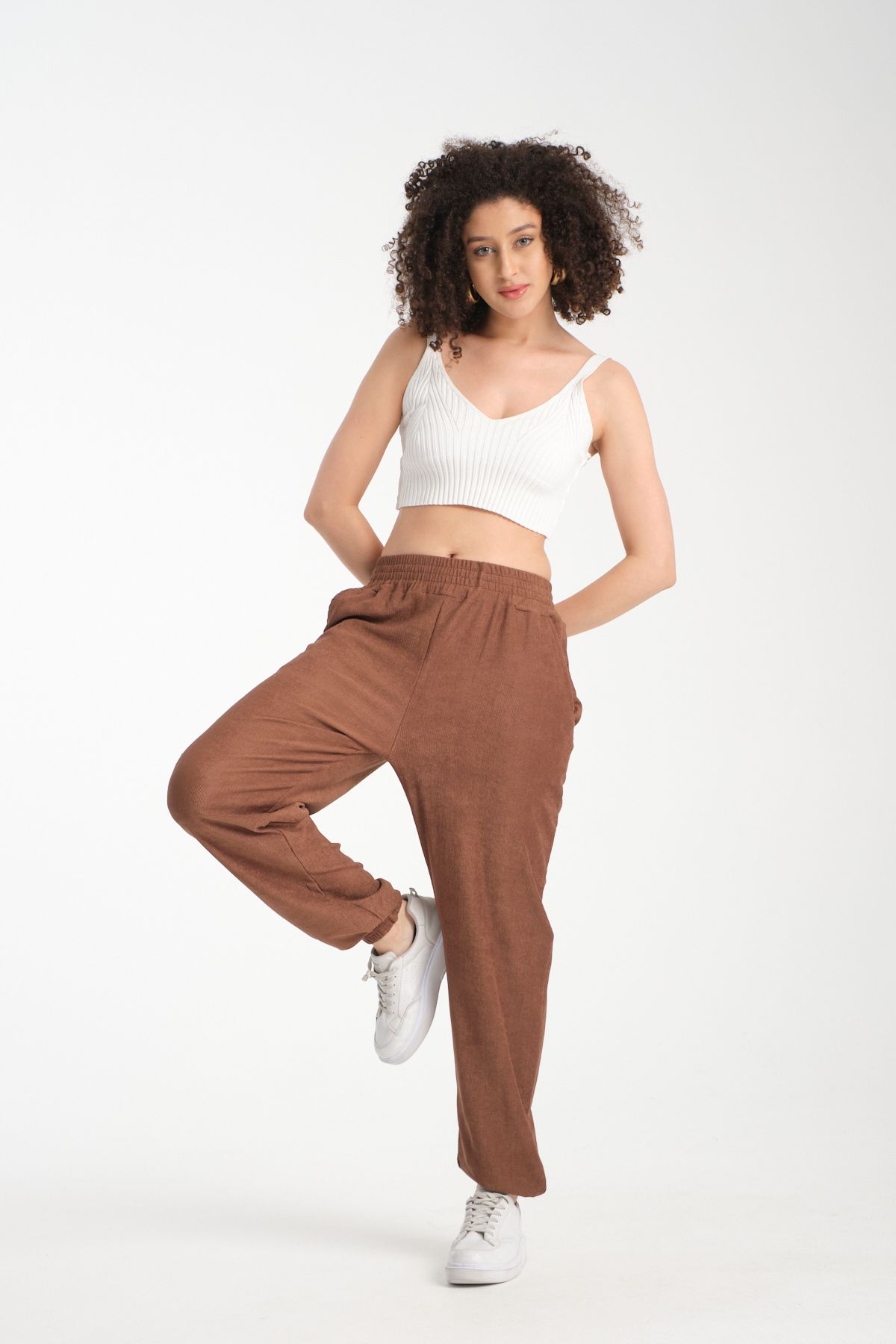 Rodi-Women's Elastic Waist and Leg Women's Pants 1022 2