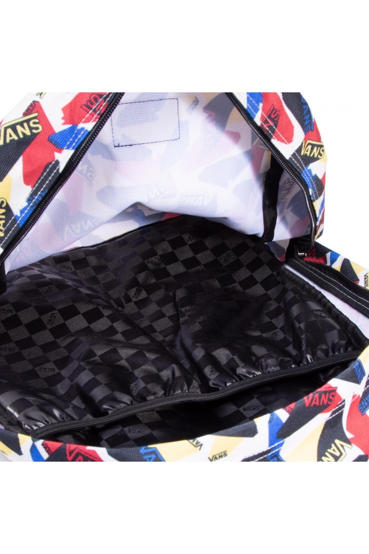 Vans-White backpack VANS old skool III bac pop logo 5