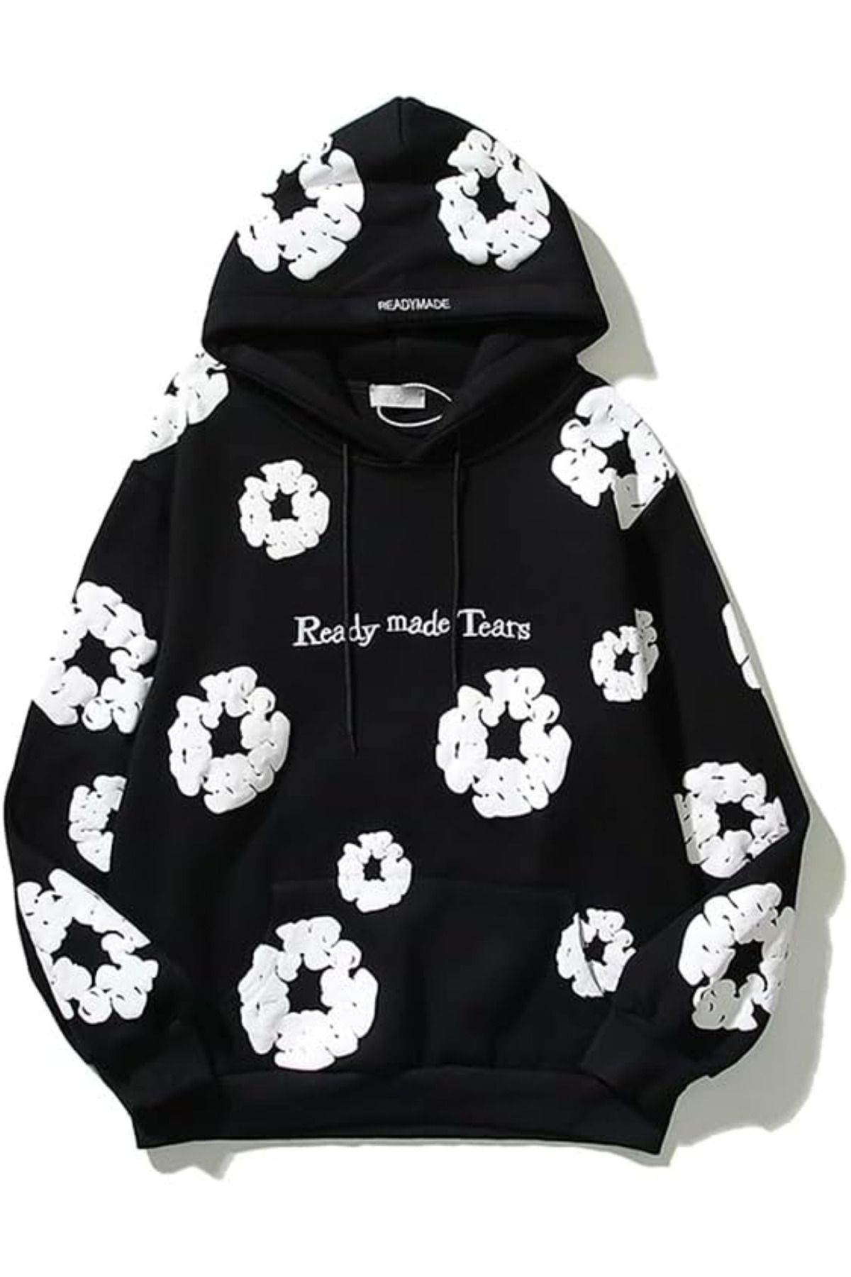 LUNAVISTA-Printed Hooded Ready Teardrop Sweatshirt Hoodie 1