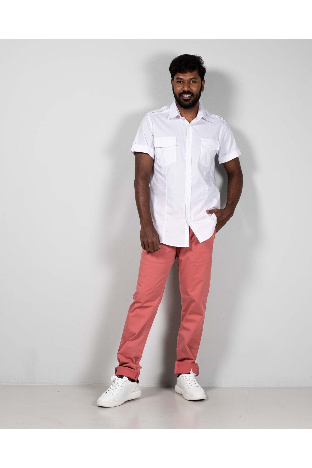 Miniprix-Camasa slim fit din bumbac 24CON08005 2