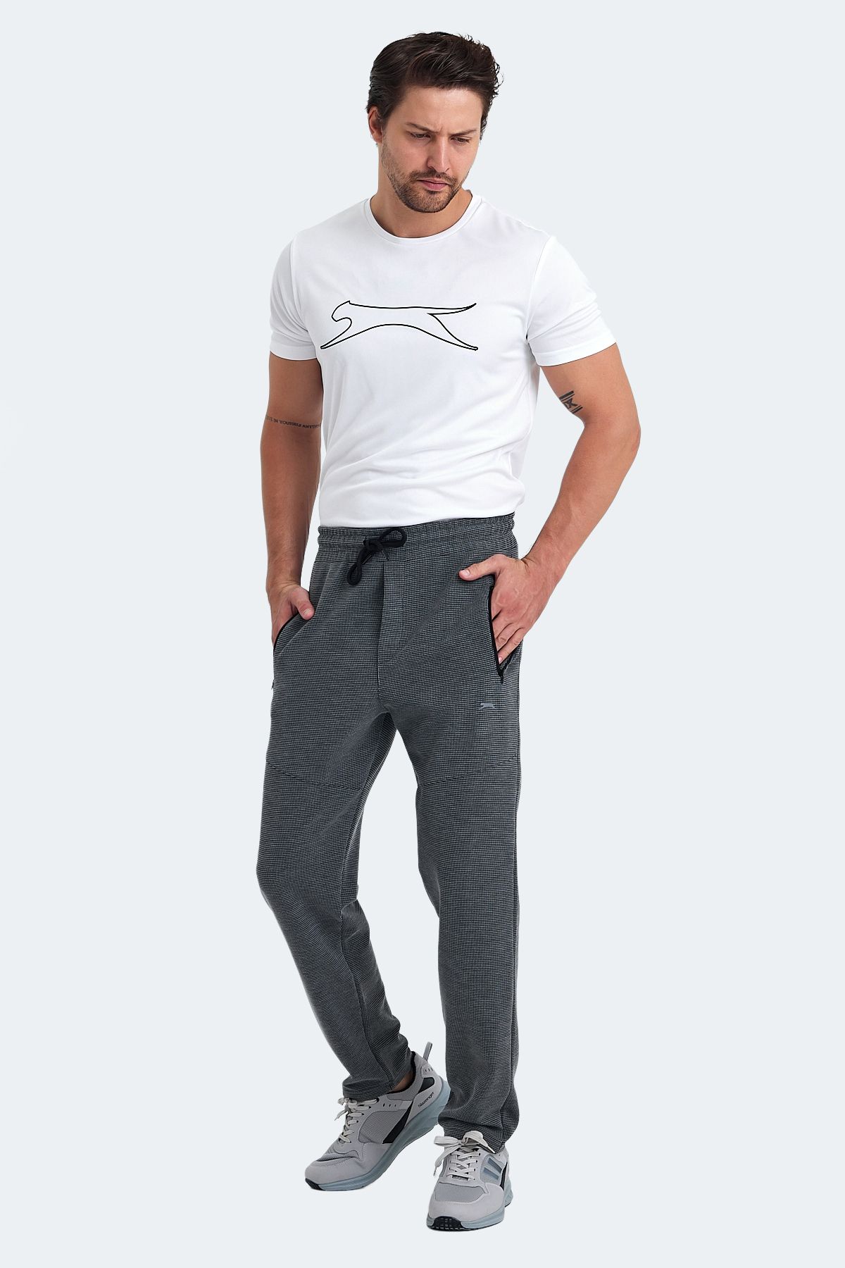 Slazenger-Kane Men's Sweatpants Gray / Dark Gray 4