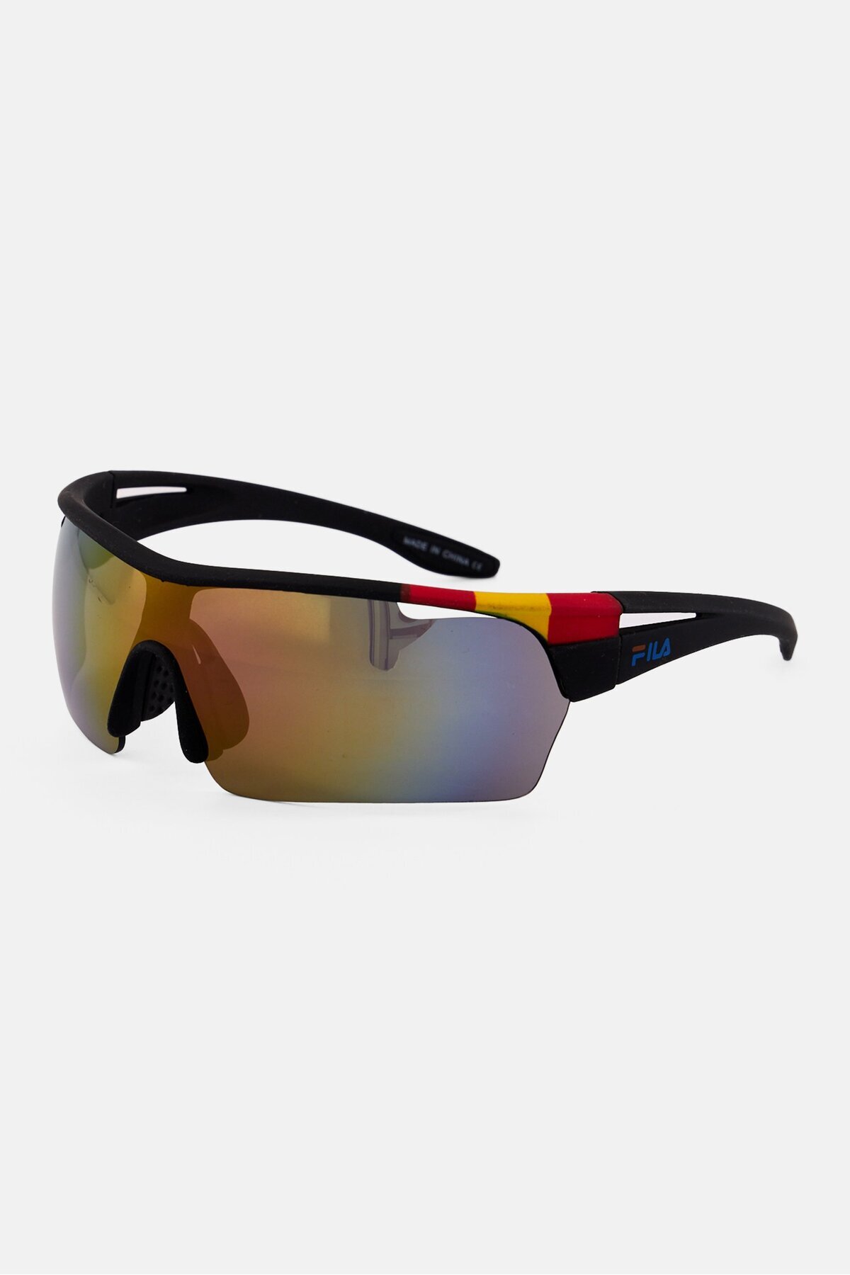 Fila-Men SF221 Spain Sport Sunglasses, Black 2