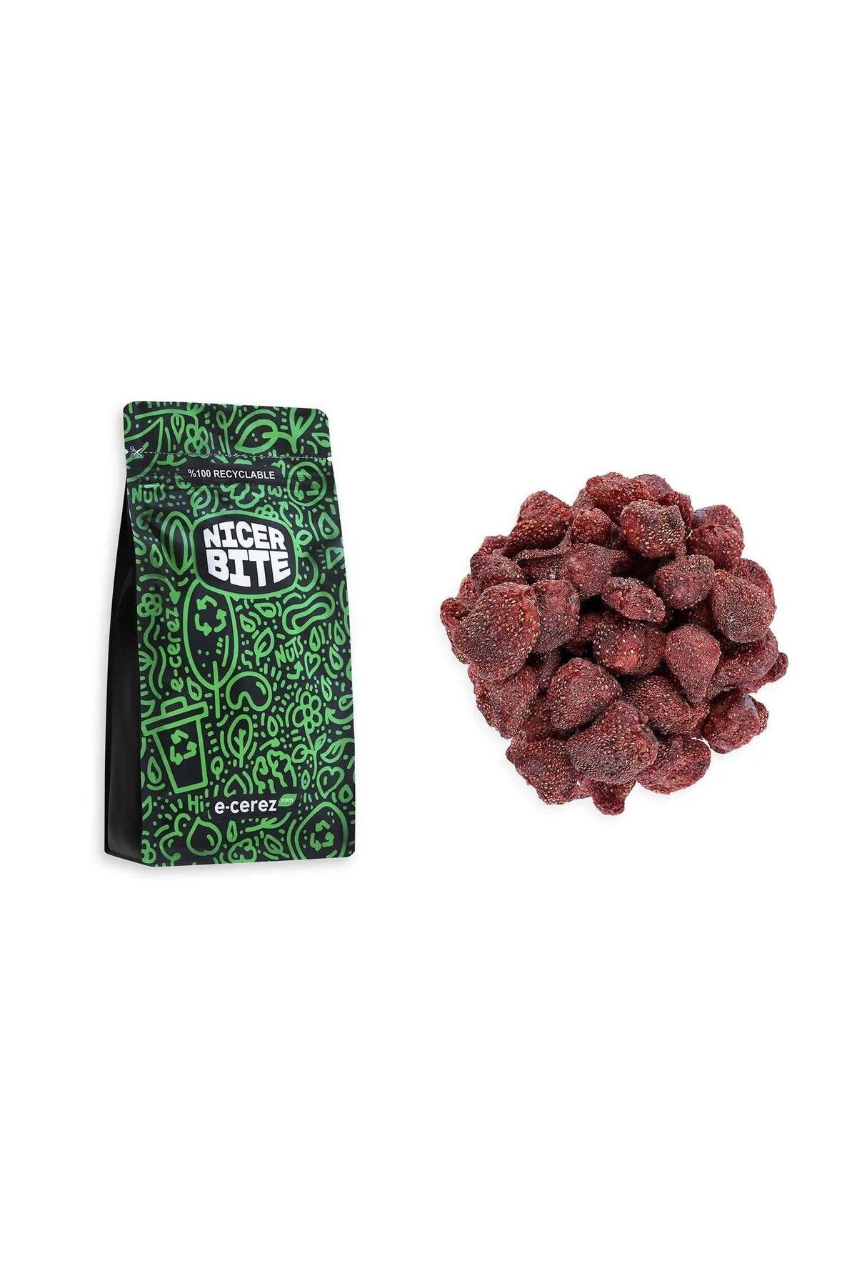E-Cerez Çilek Kurusu 500 Gr