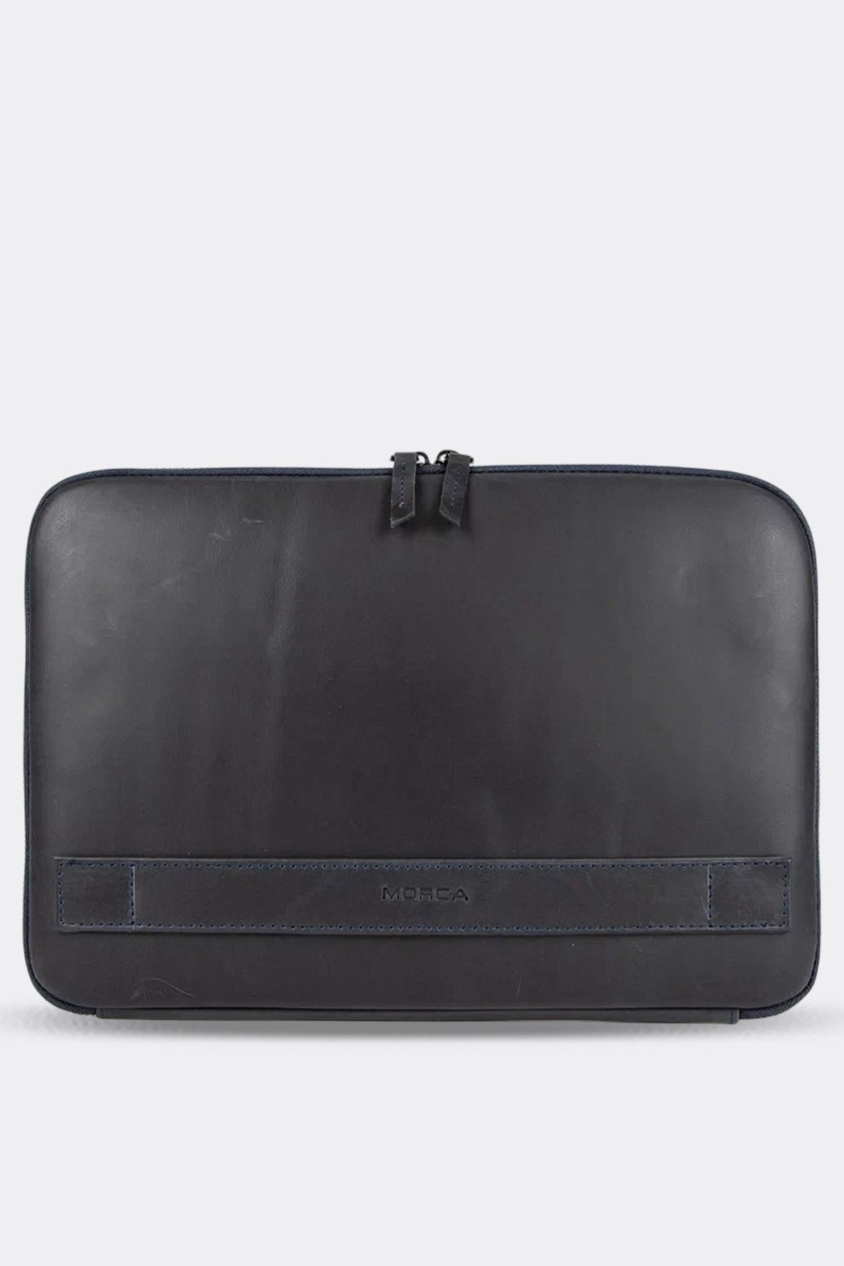کیف نوت بوک آبی AIR PRO 13 و 13.3 اینچ لپ تاپ چرمی واقعی NAVY MORCA