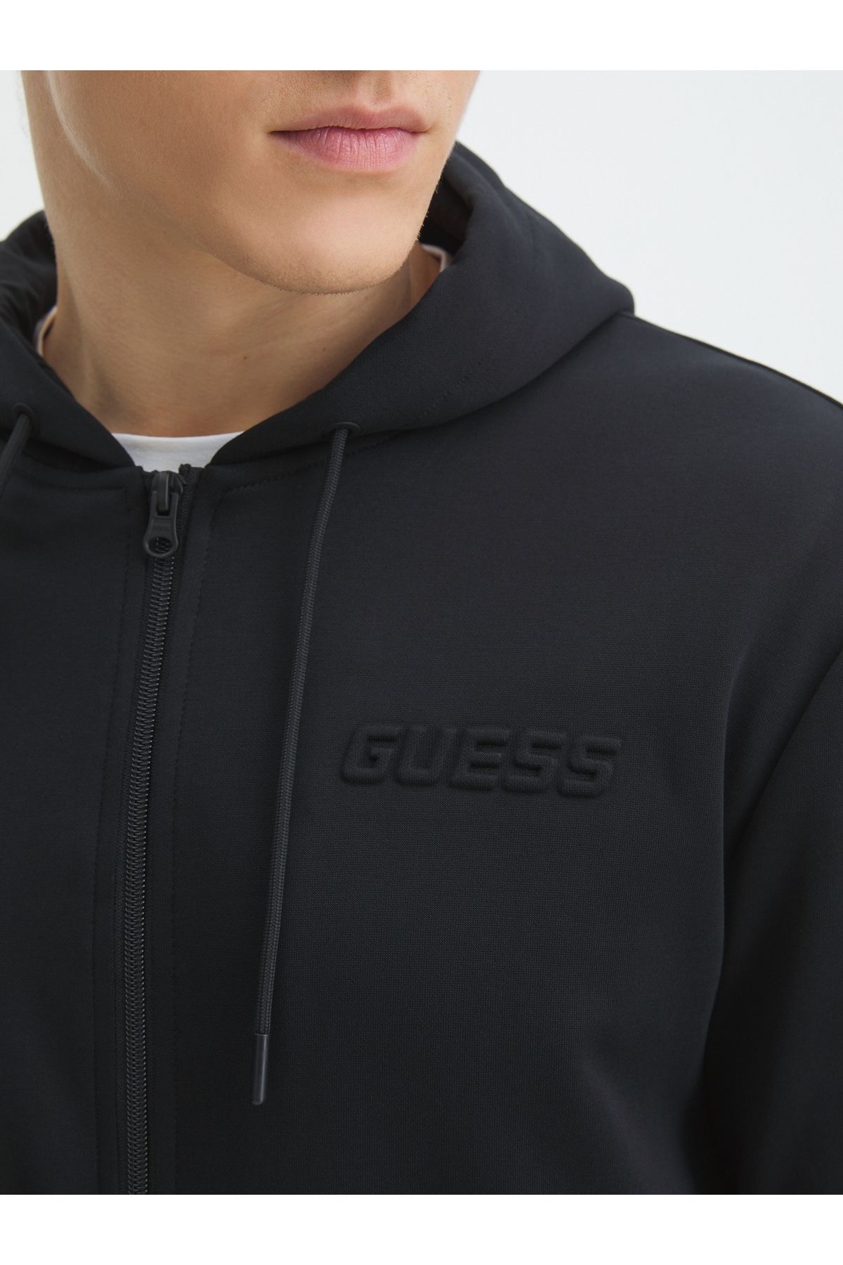 Guess-Sheen Zipped Hoodie 3