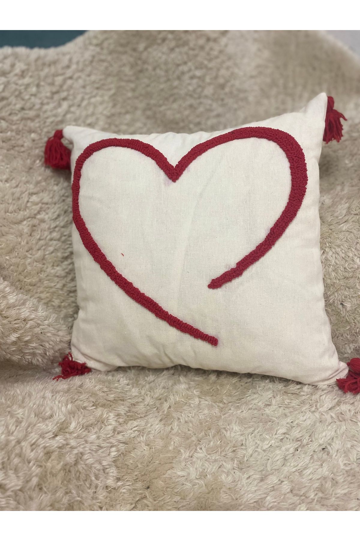 Meltuhome-Special Handmade Special Design Punch Throw Pillow Covers for Valentine's Day 2