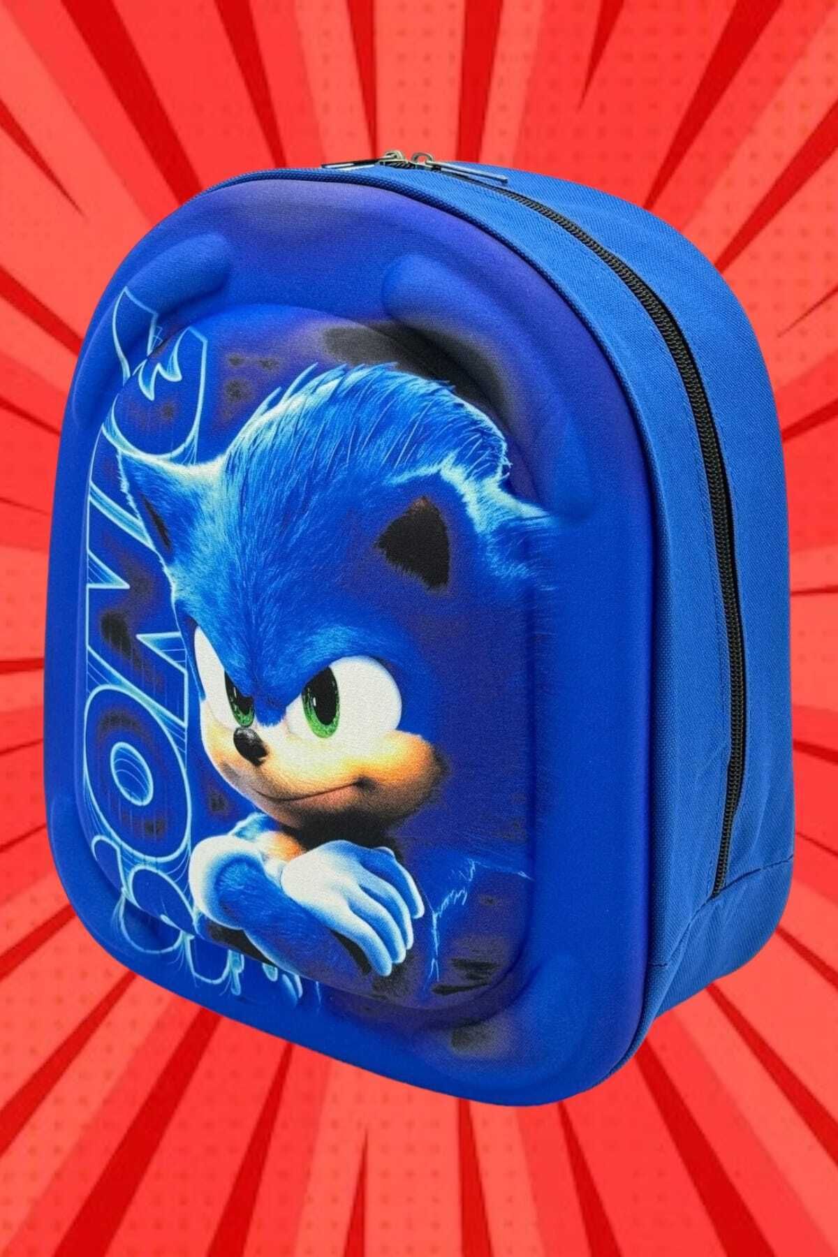 Uniquerrs-Rucsac pentru copii de la grădiniță Sonic the Hedgehog Personaj 3-6 ani Geantă școlară din material Eva în relief 5d 2