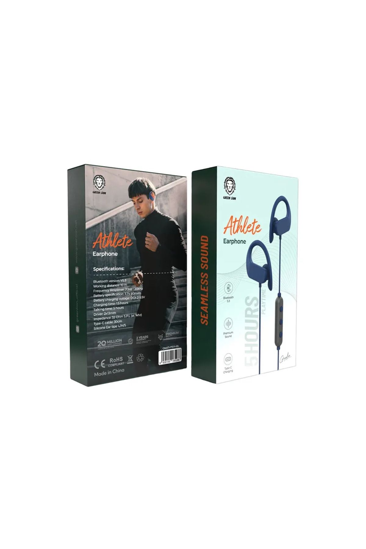 Green Lion-Athlete Earphone - Blue 5