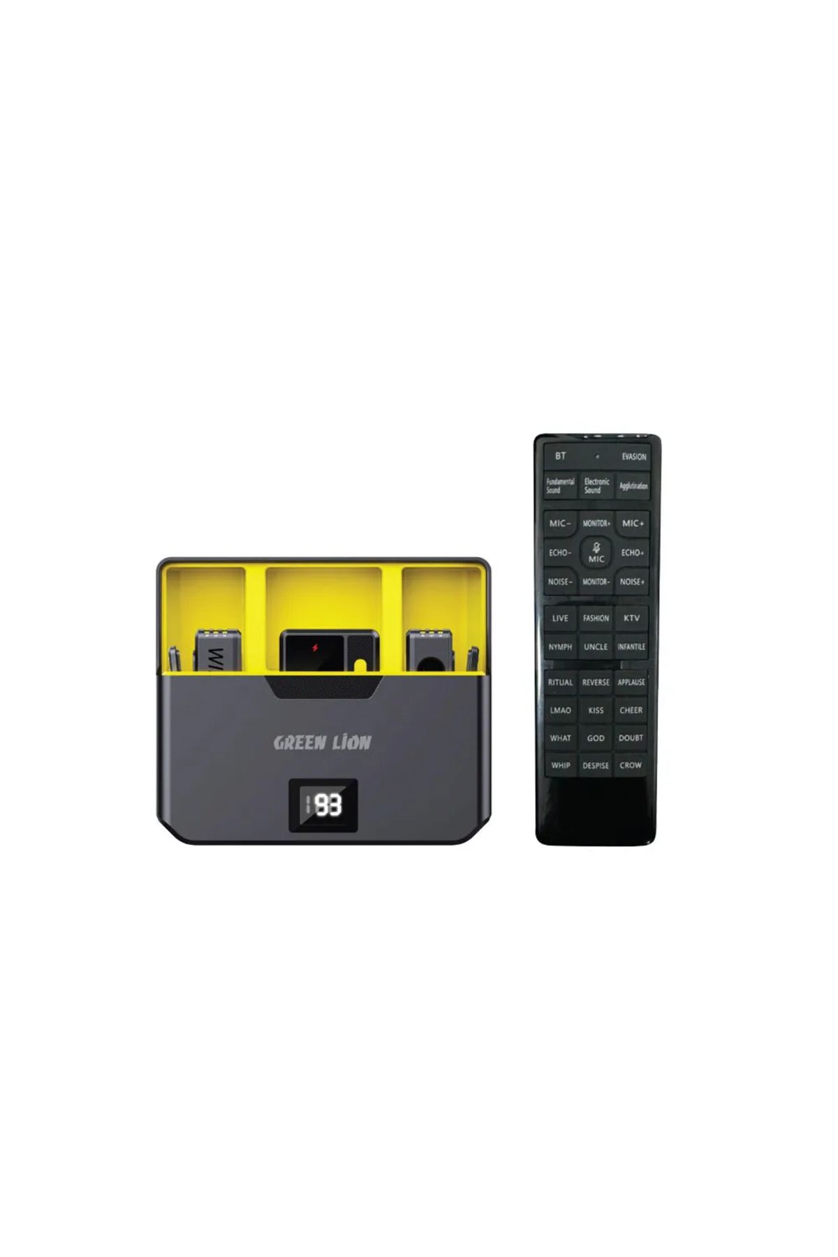 Green Lion-Wireless Microphone - With Remote Control Lightning - Black 2