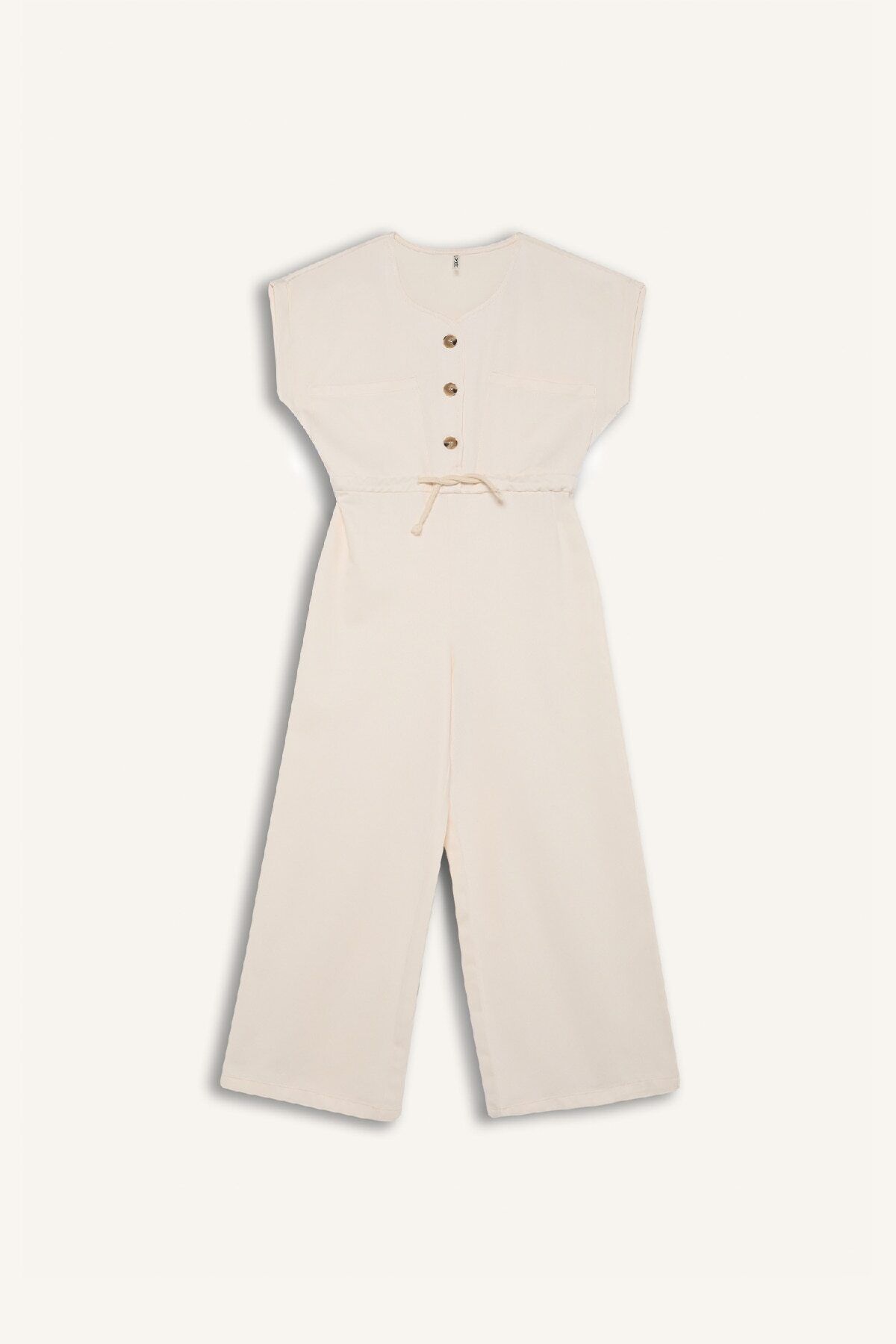 DeFacto-Girls' Gabardine Jumpsuit - D9308A825Sm 1