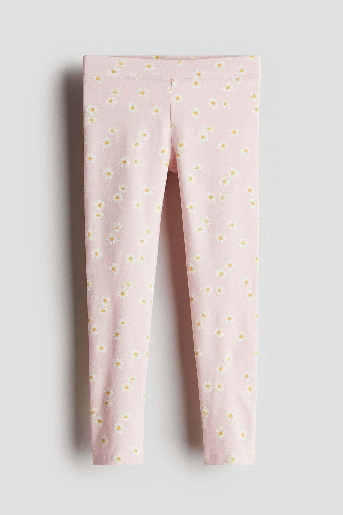 H&M-Printed jersey leggings 1