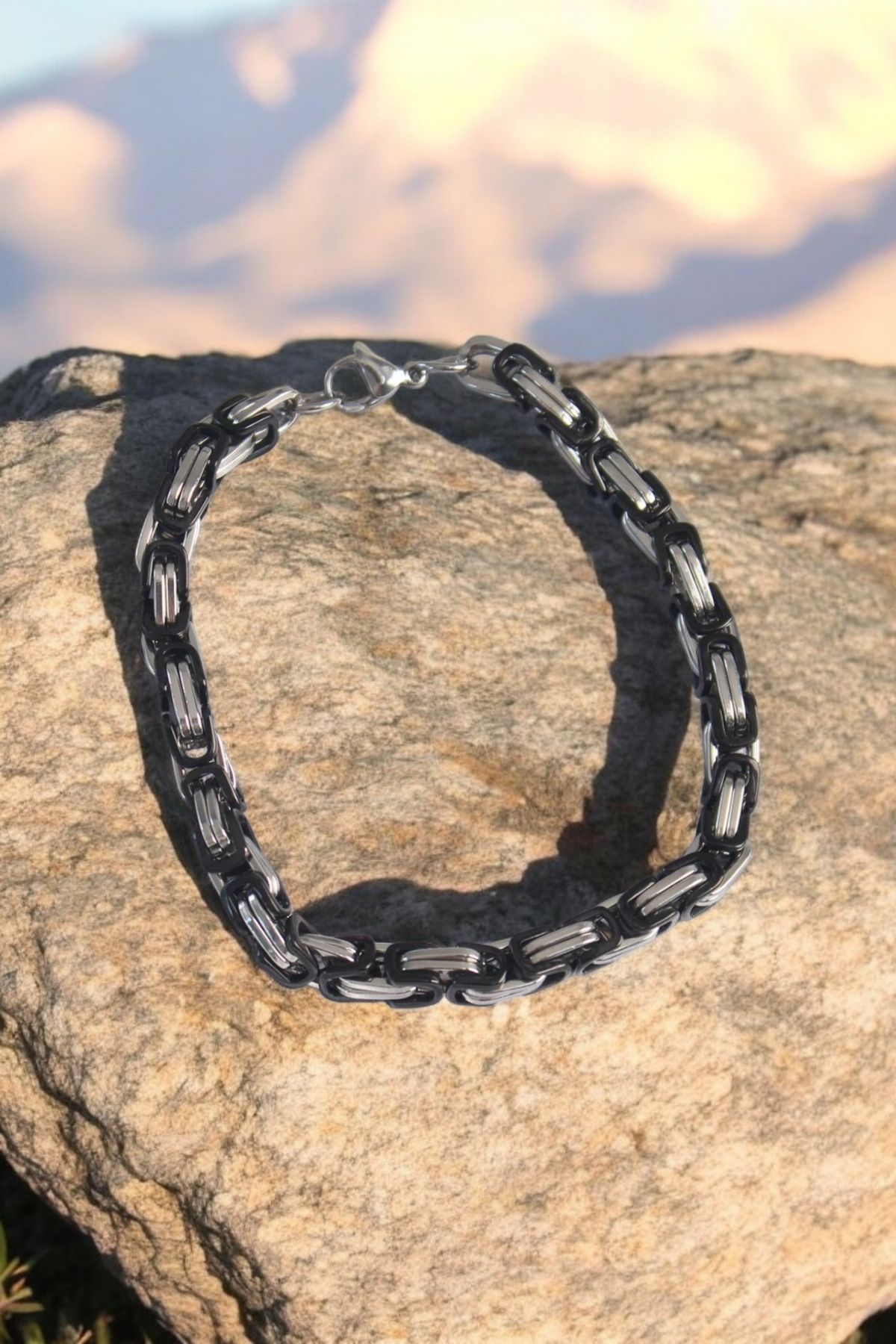 Budakoğulları-Black Steel King Chain Stainless Pure Steel King Chain 4