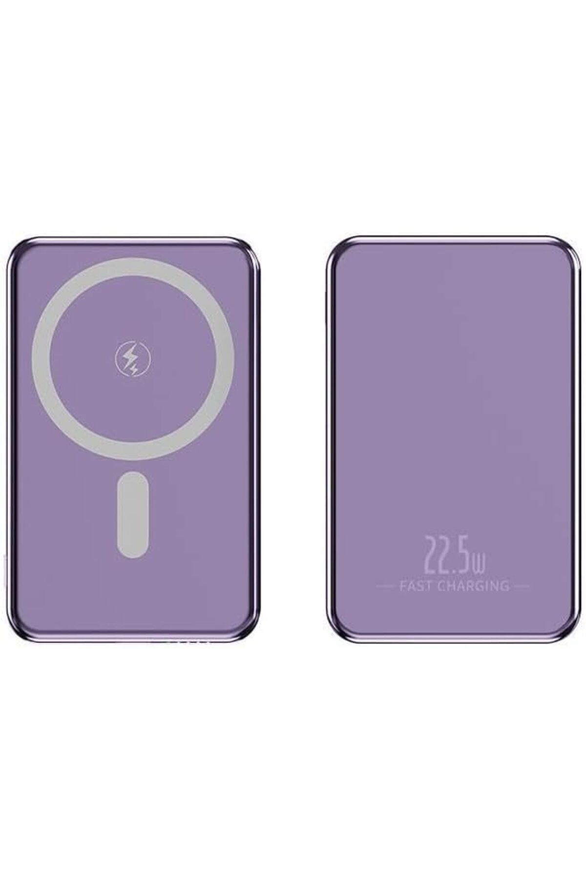 mazıdağı shop 5000 Mah 15W Manyetik Wireless Powerbank Mor PB-54 knn 1094518