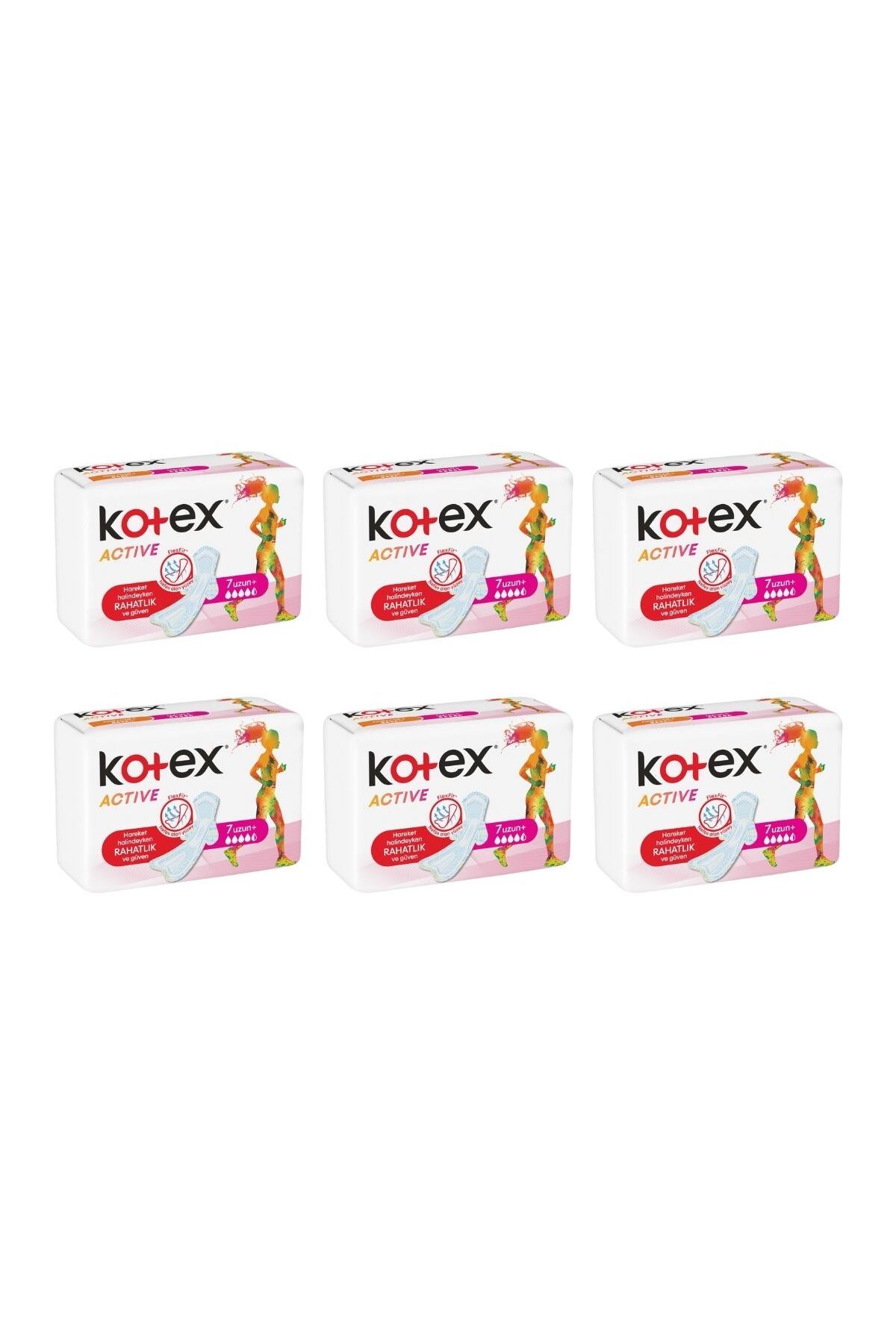 Kotex Active Single Uzun 6 Paket 42 Adet Ped