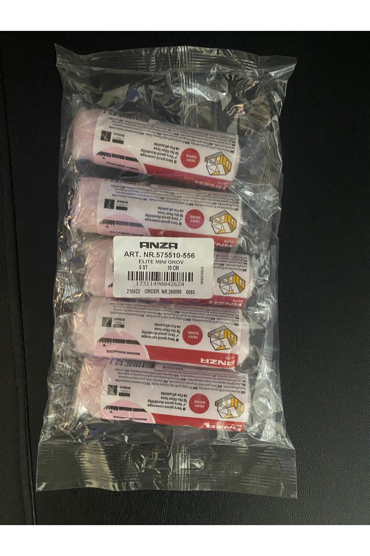 ANZA Jotun Pembe Dış Cephe Rulosu 10 Cm 5 Li Paket (kestirme Aparatına Uygundur )