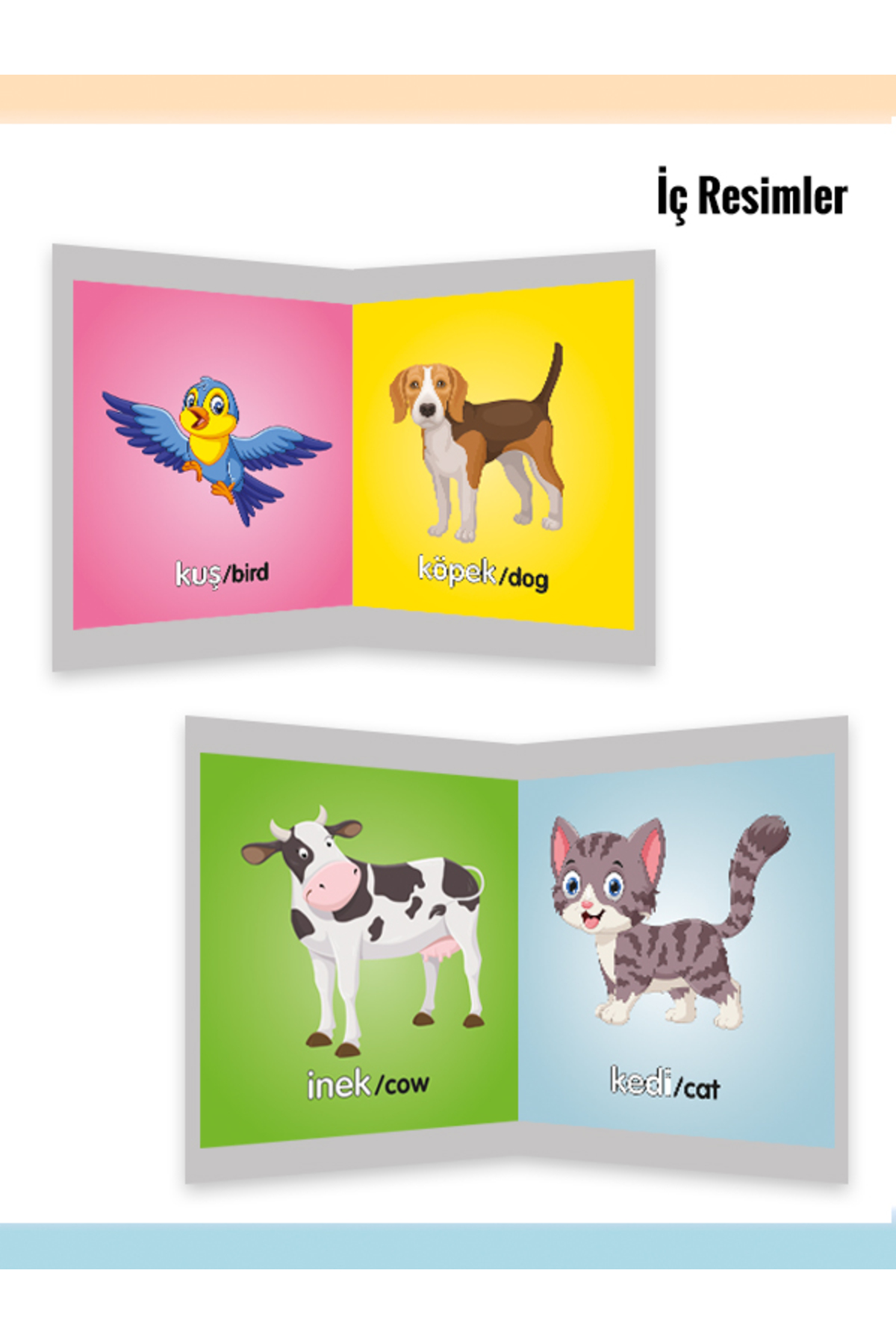 yeti kitap 0-3 Yaş Bebek Kitapları Seti Minnak Serisi 4 Kitap fotoğrafı 3 (önizleme)