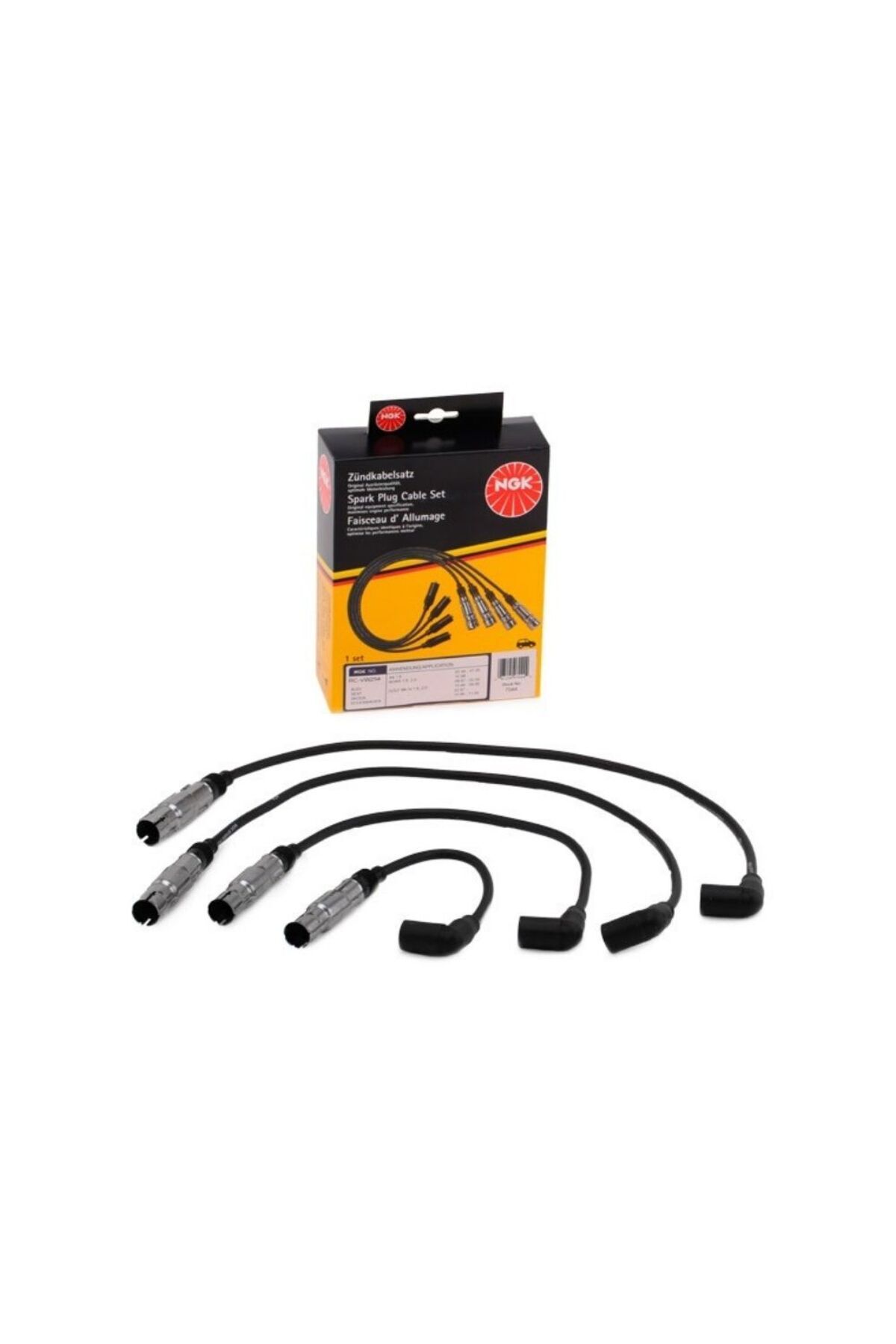 NGK Volkswagen Golf 4,Bora,Transporter T5,Jetta Mk6,Passat B5,A3,Leon, Buji Kablosu Takım 06A905409A