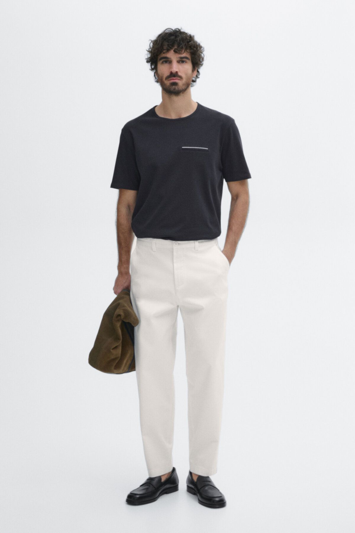 تیشرت آستین کوتاه 100% نخی Massimo Dutti