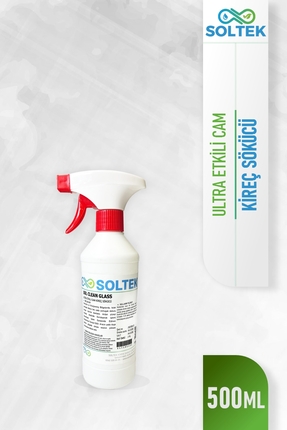 SOLTEK Ultra Etkili Duşakabin Cam Kireç Sökücü Sprey - Sol Clean Glass 500 ml