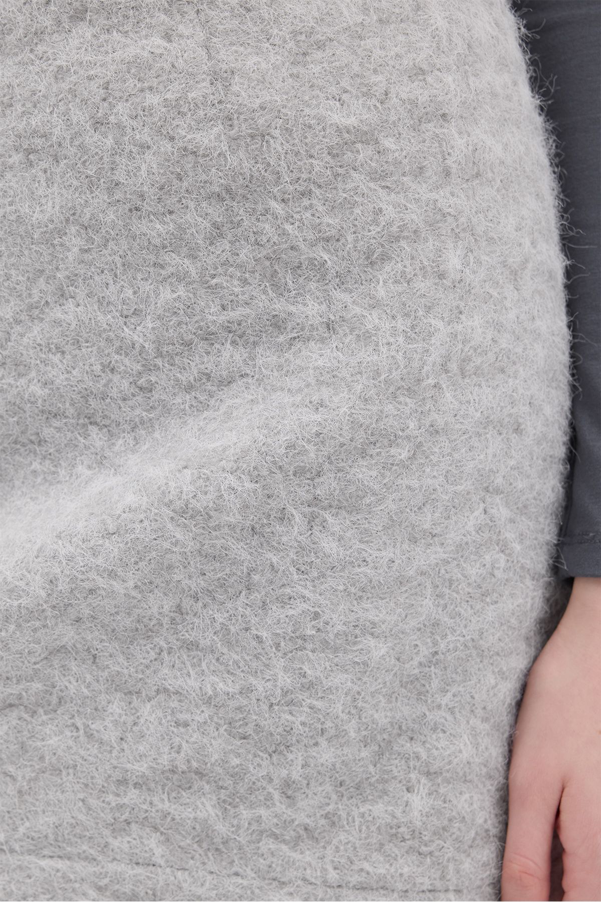 Addax-E8405 Model Bearded Mini Skirt 3