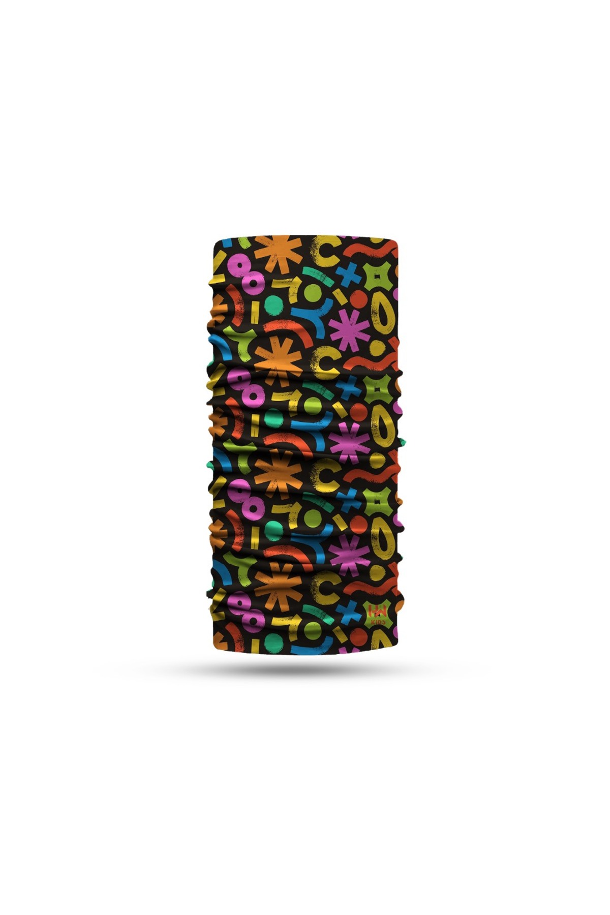 Colorful Spirals Bandana Kids Headwear Lanyard - HWBFKDS001