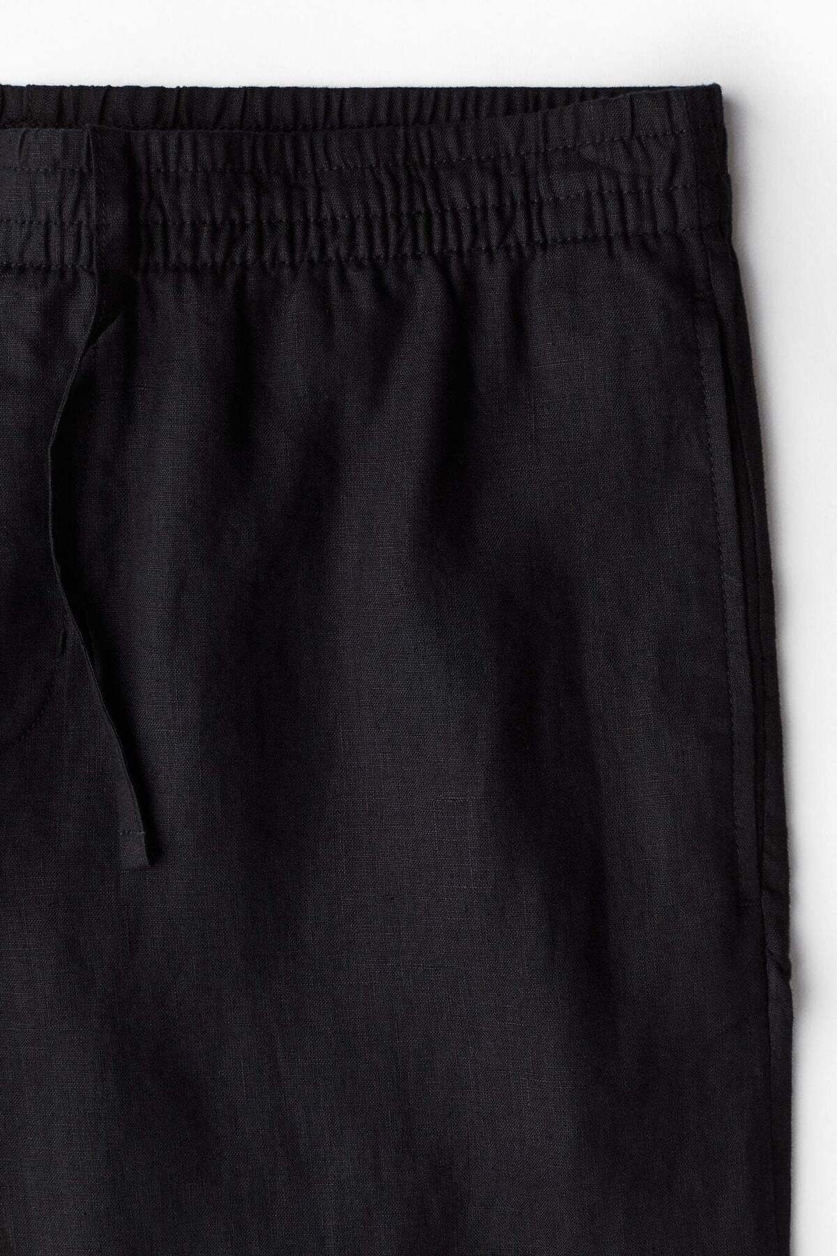H&M-Regular Fit Linen trousers 4