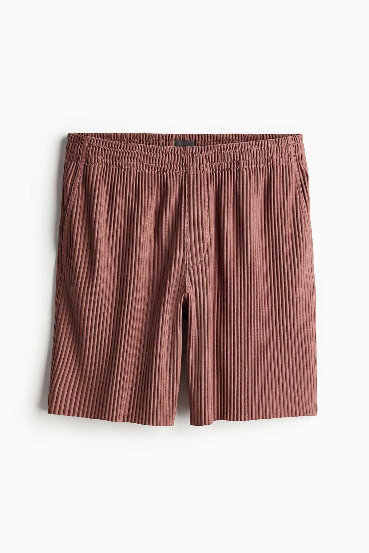 H&M-Regular Fit Pleated shorts 2