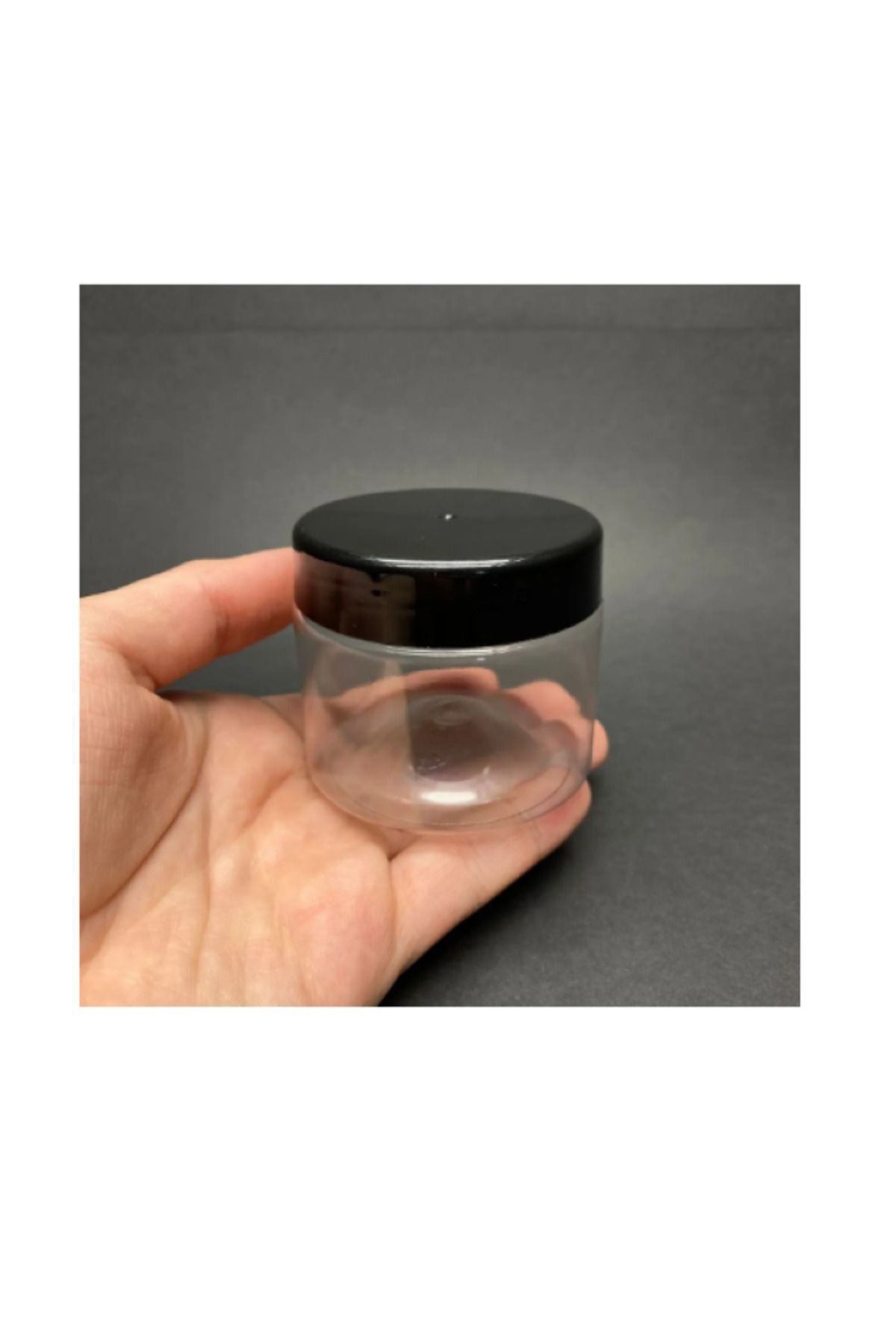 Mikasso 100 Cc Pet Kavanoz - Siyah Plastik Kapaklı - 100 Ml Plastik Kavanoz ( 3 Adet) 2 x 3 3'lü TR MAKROBAY