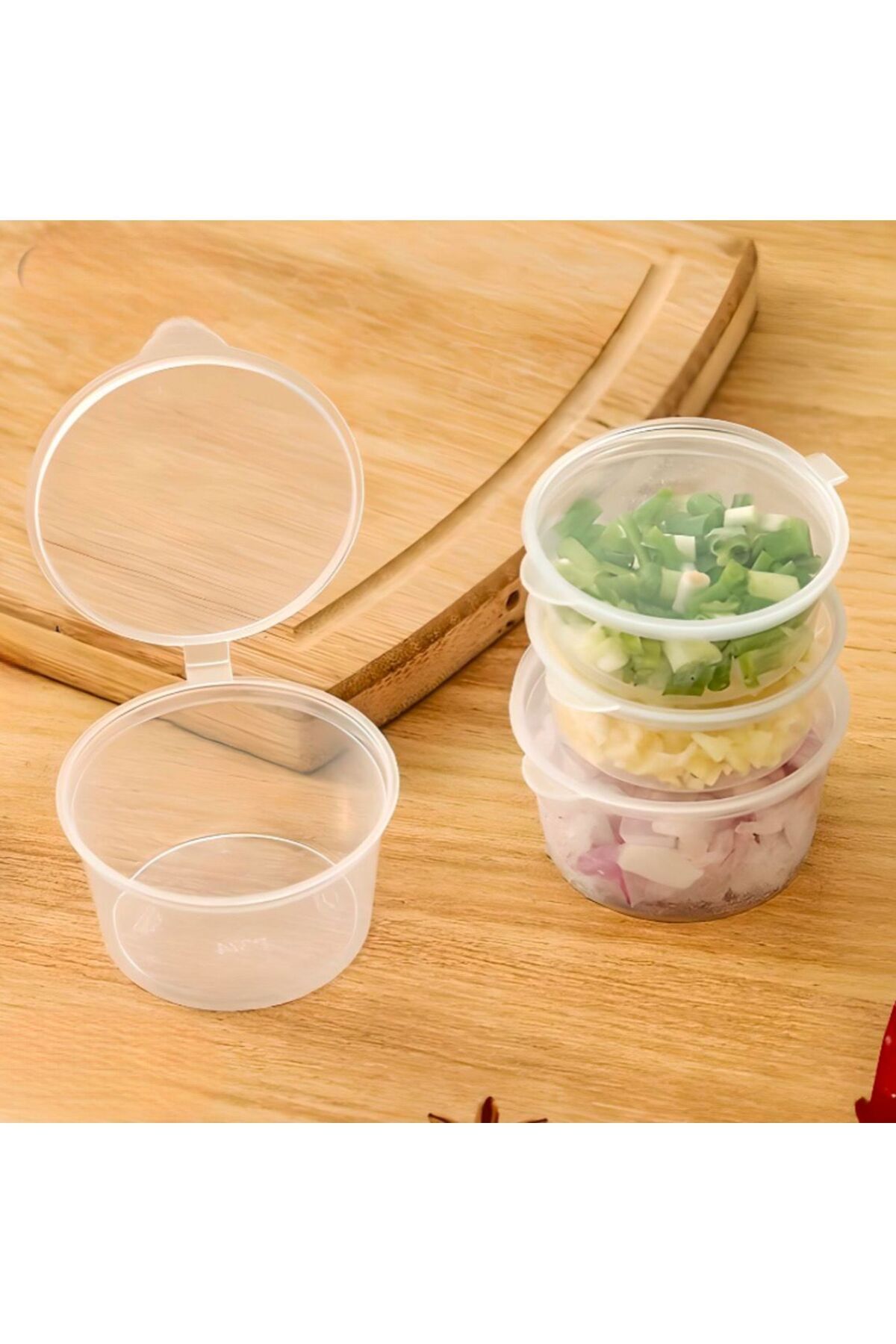 Mikasso Plastik Sos Kabı 30cc 1oz pp 50 ADET 50 x 70 Sosluk