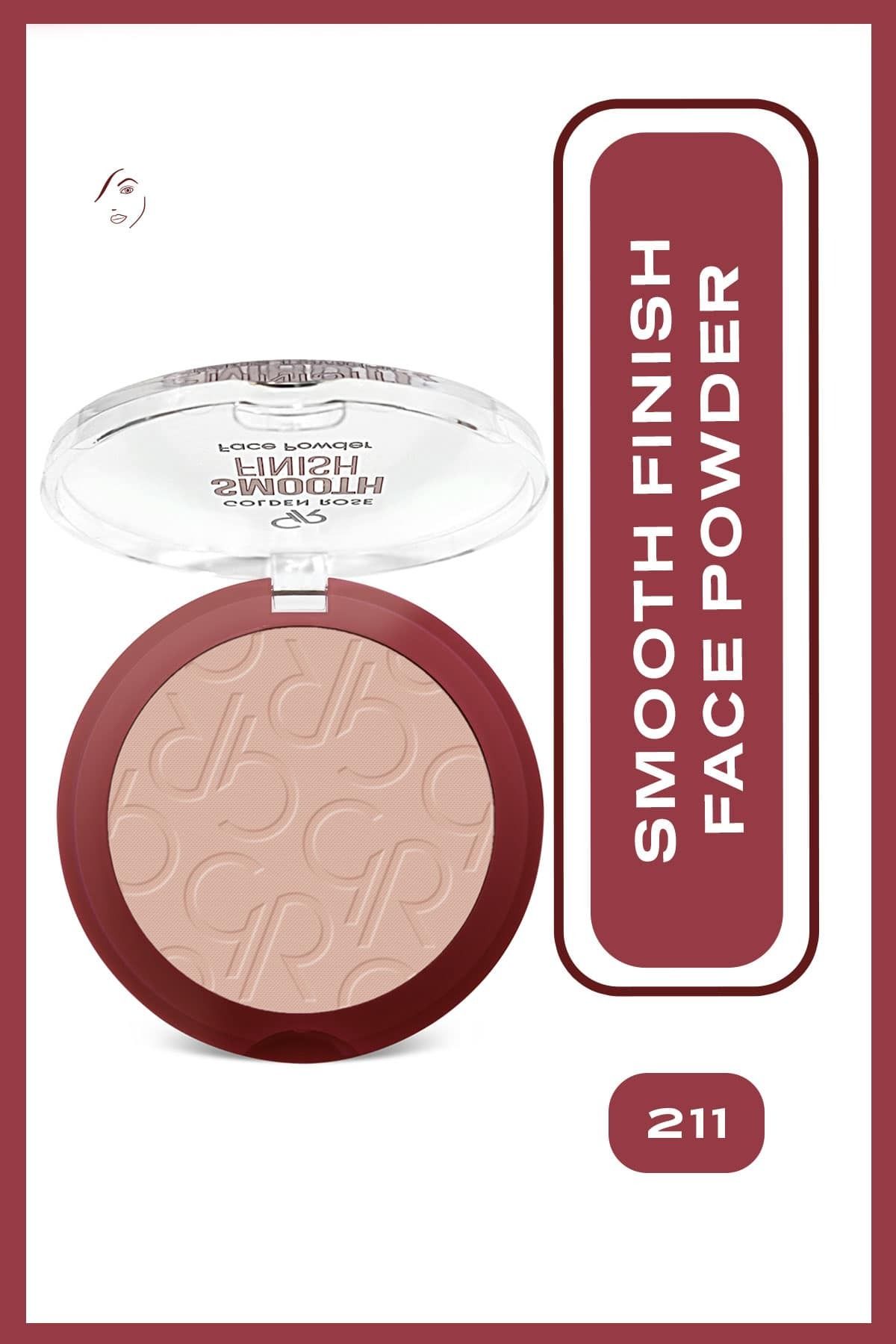 Golden Rose Smooth Finish Face Powder No: 211 - Pürüzsüz Bitişli Pudra