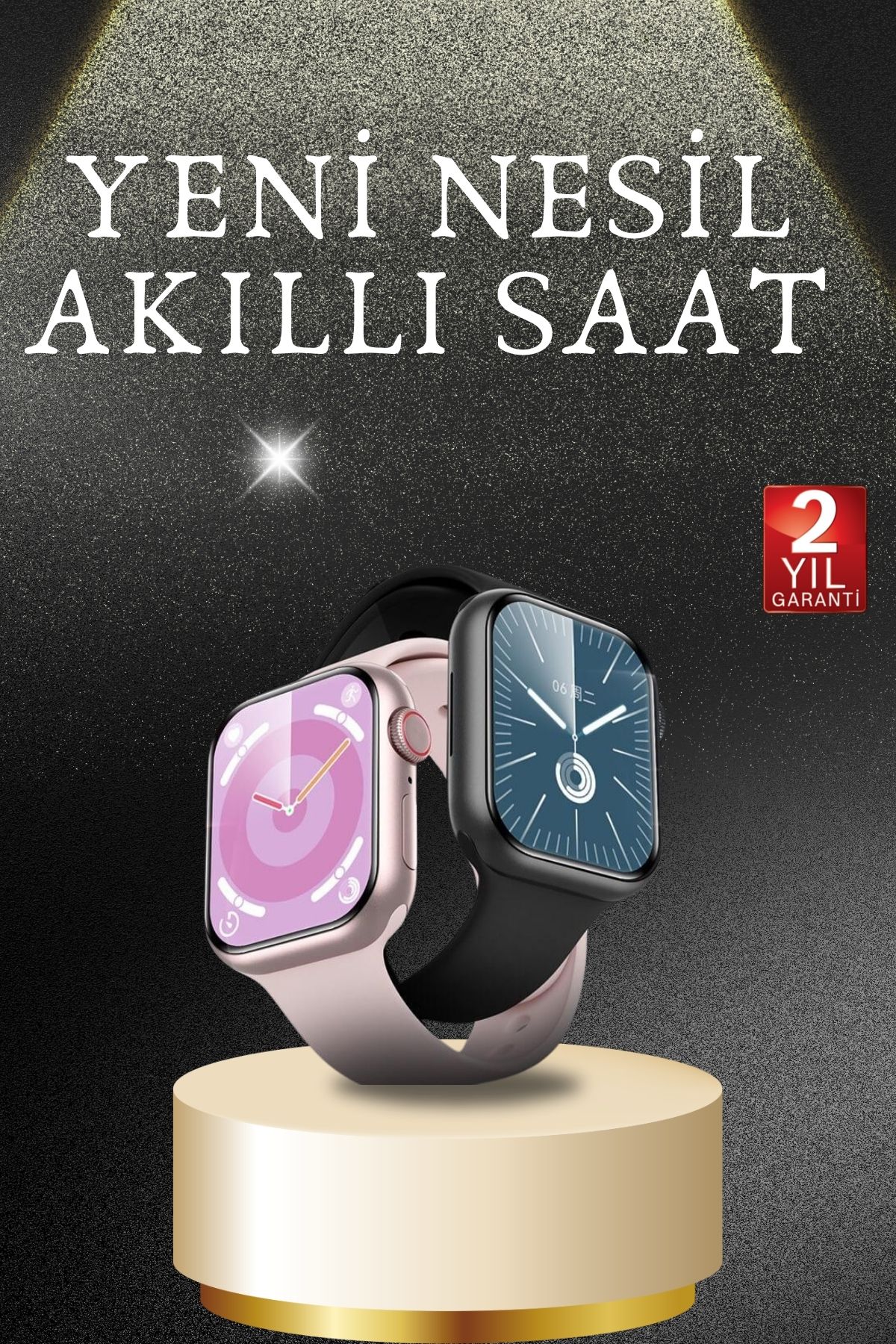 ASTRALTECH Akıllı Saat Alarm ve Titreşim Uyku ve Sağlık Takibi GPS Uyumlu Nabız Ölçer Sesli Görüşme