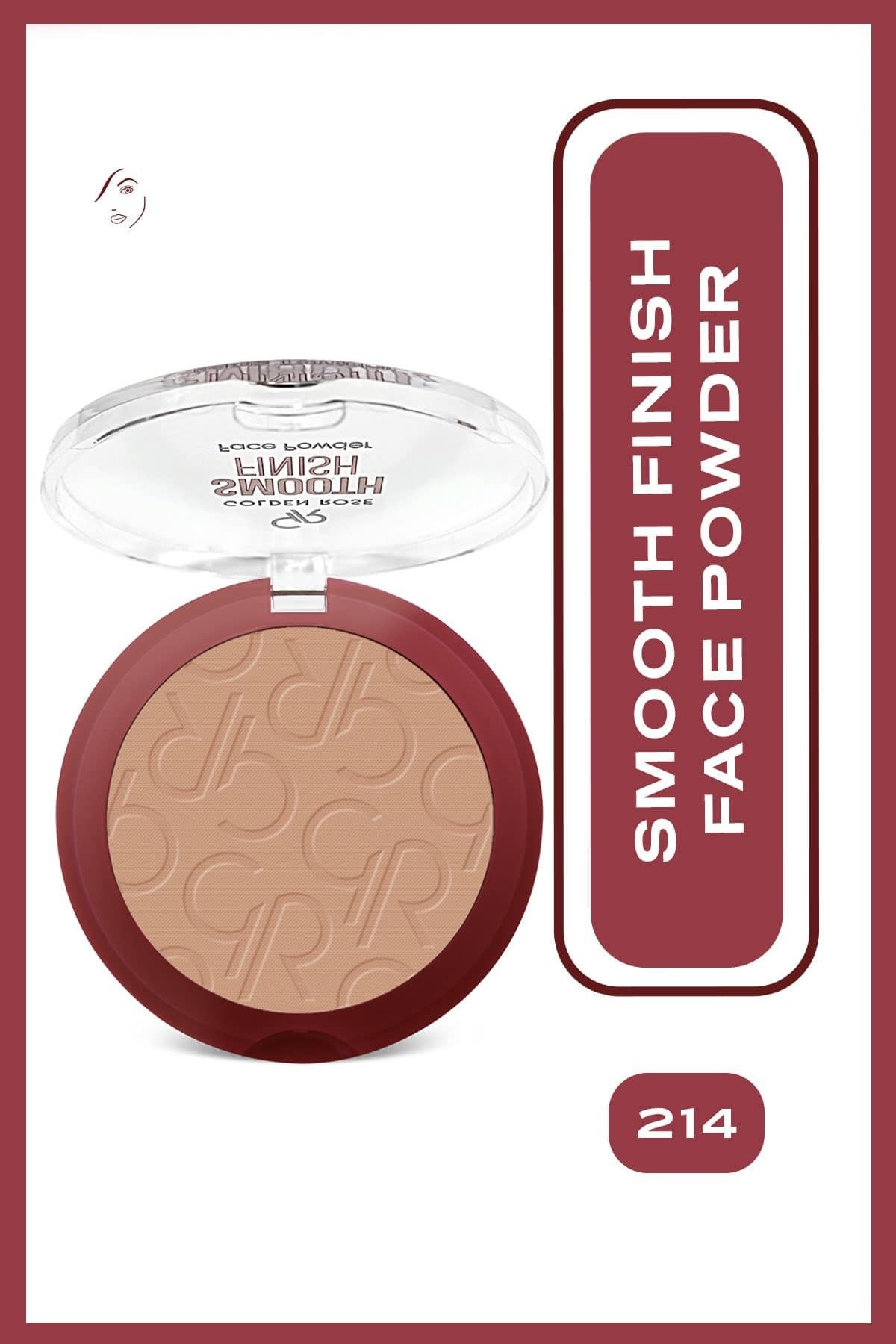 Golden Rose Smooth Finish Face Powder No: 214 - Pürüzsüz Bitişli Pudra