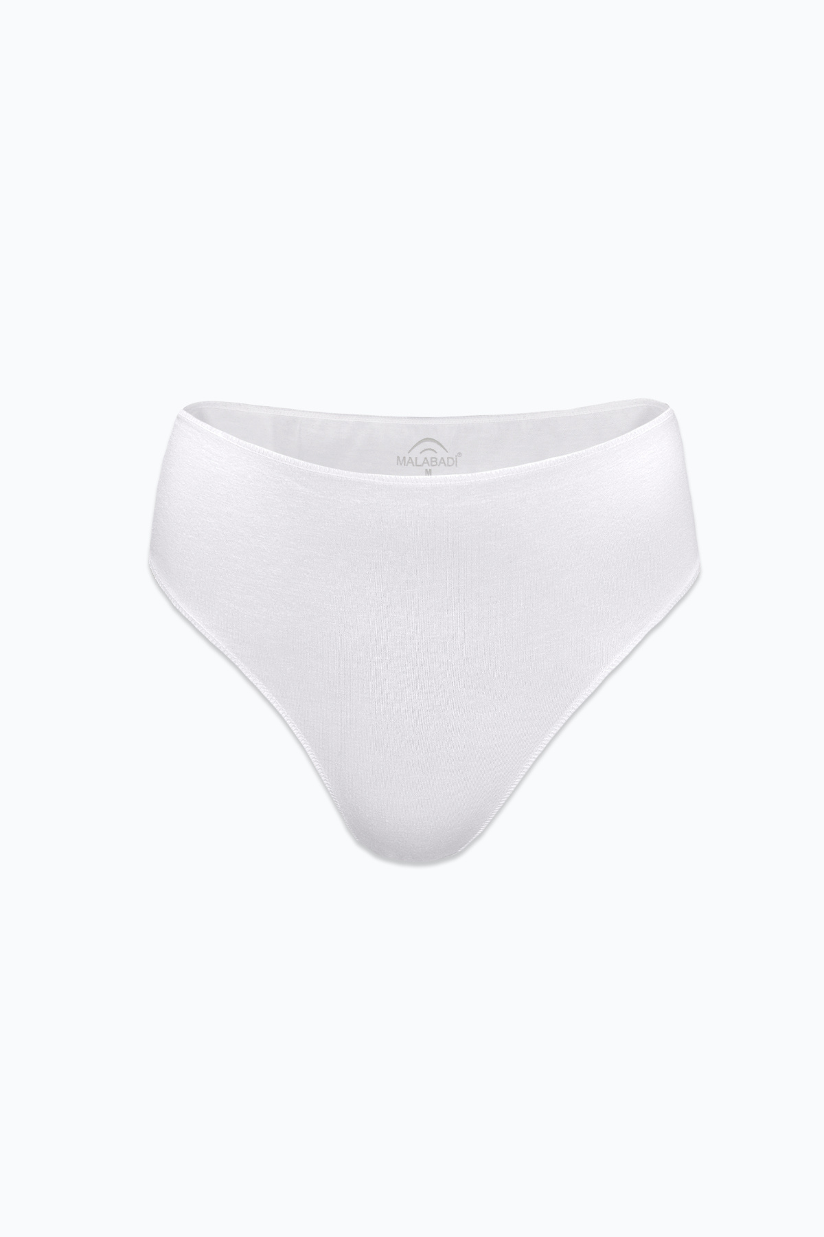 Malabadi-Women's Black White 4 Pack Modal High Waist String Thong 4m178 4