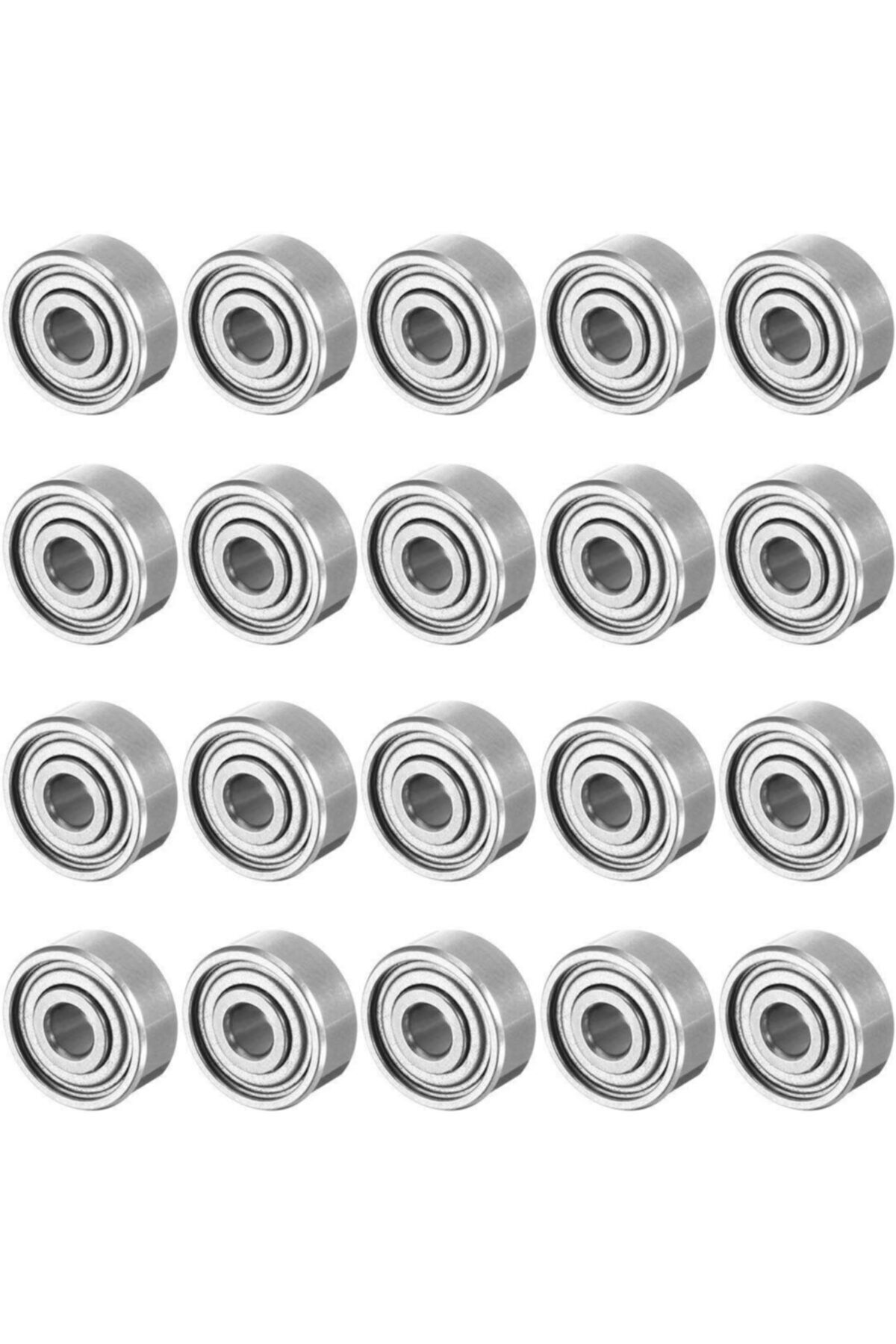 Mikasso 623zz Rulman, 20 Adet, Metal Mühürlü Minyatür Bilya, (3X10X4 MM), 3d Mikro Yazıcı Rulmanı Metal