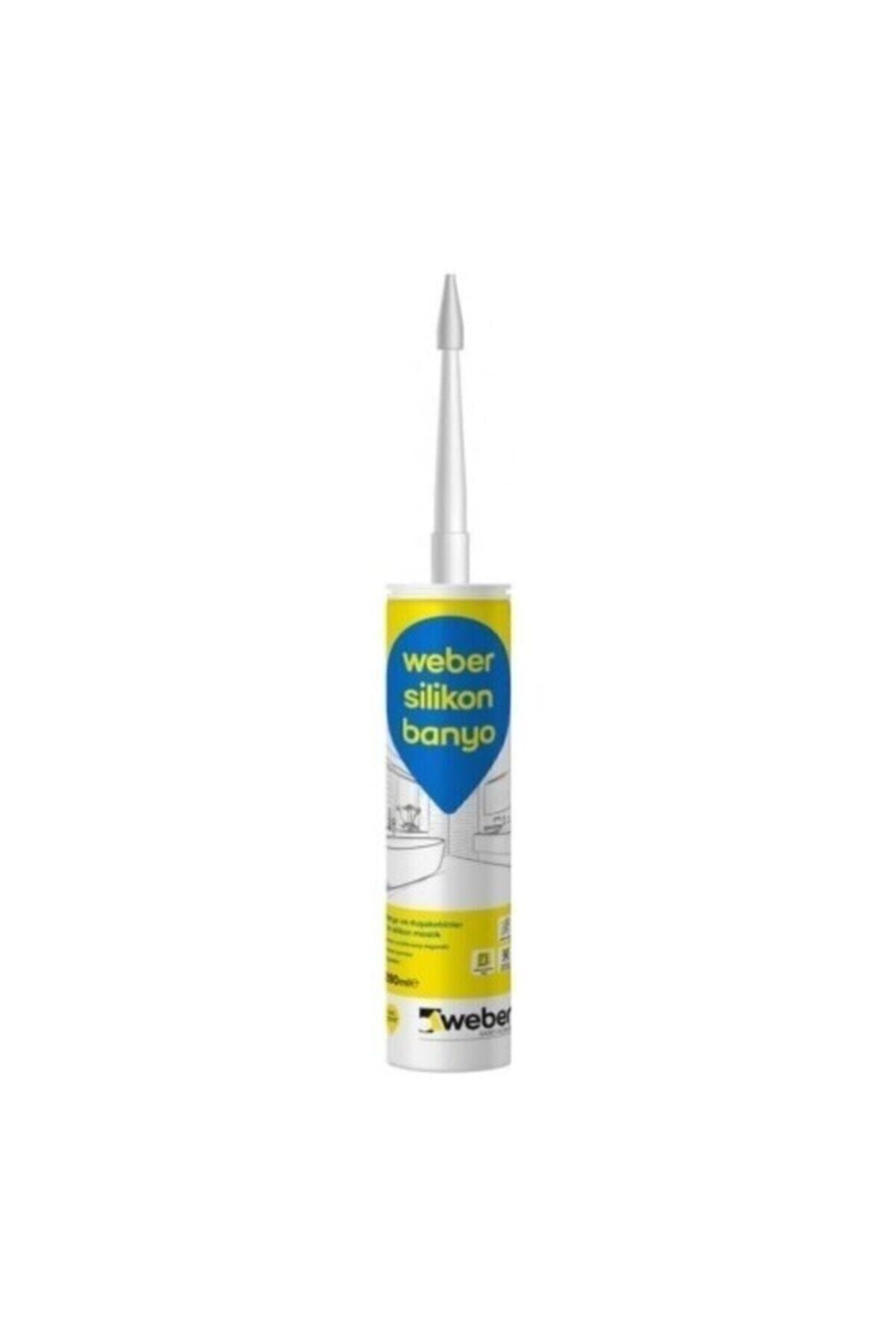 Mikasso Kararmayan, Küflenmeyen Antibakteriyel Banyo Silikonu (BEYAZ) 280 ml