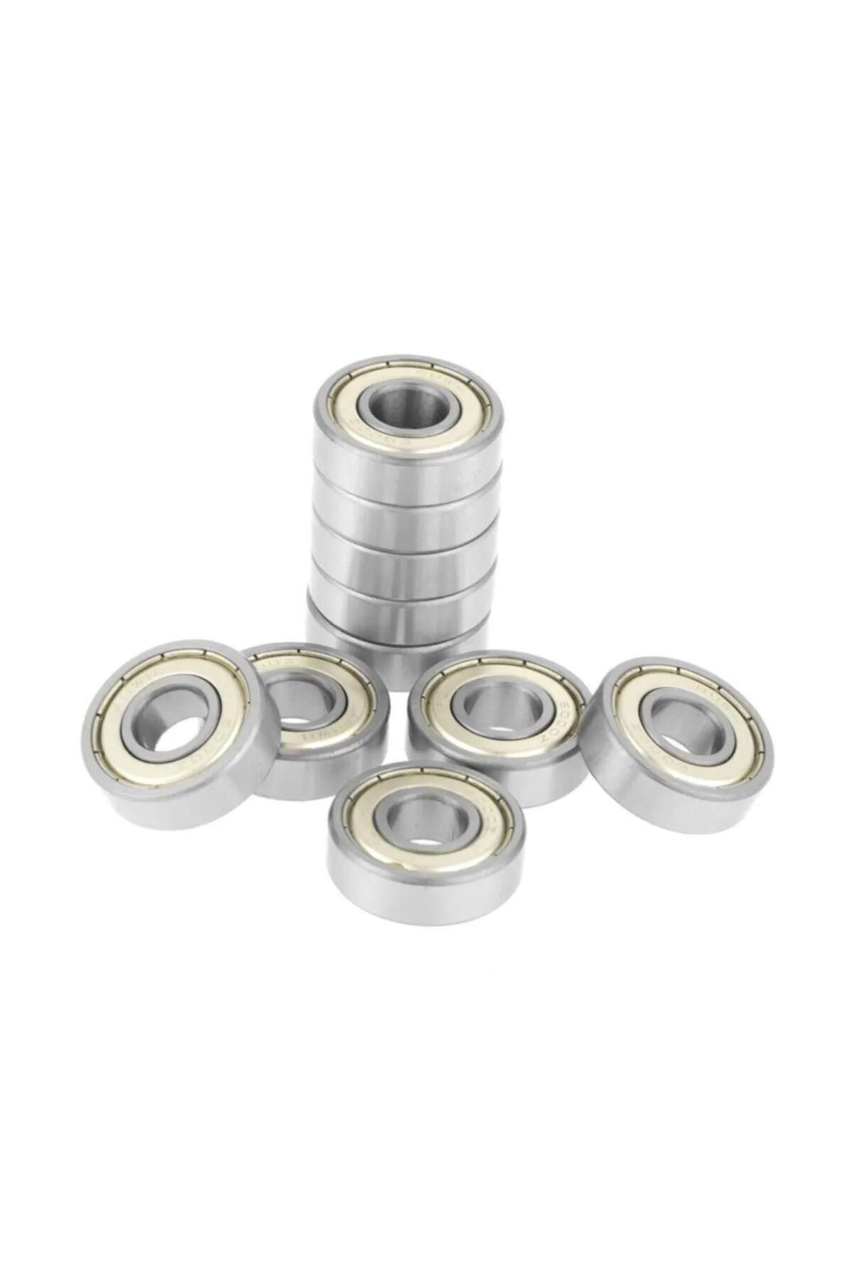 Mikasso 10 Adet 6000zz Rulman - Metal Mühürlü Çok Amaçlı Bilye Rulman - 10x26x8 Ölçülerinde (10'Lu Paket) Me
