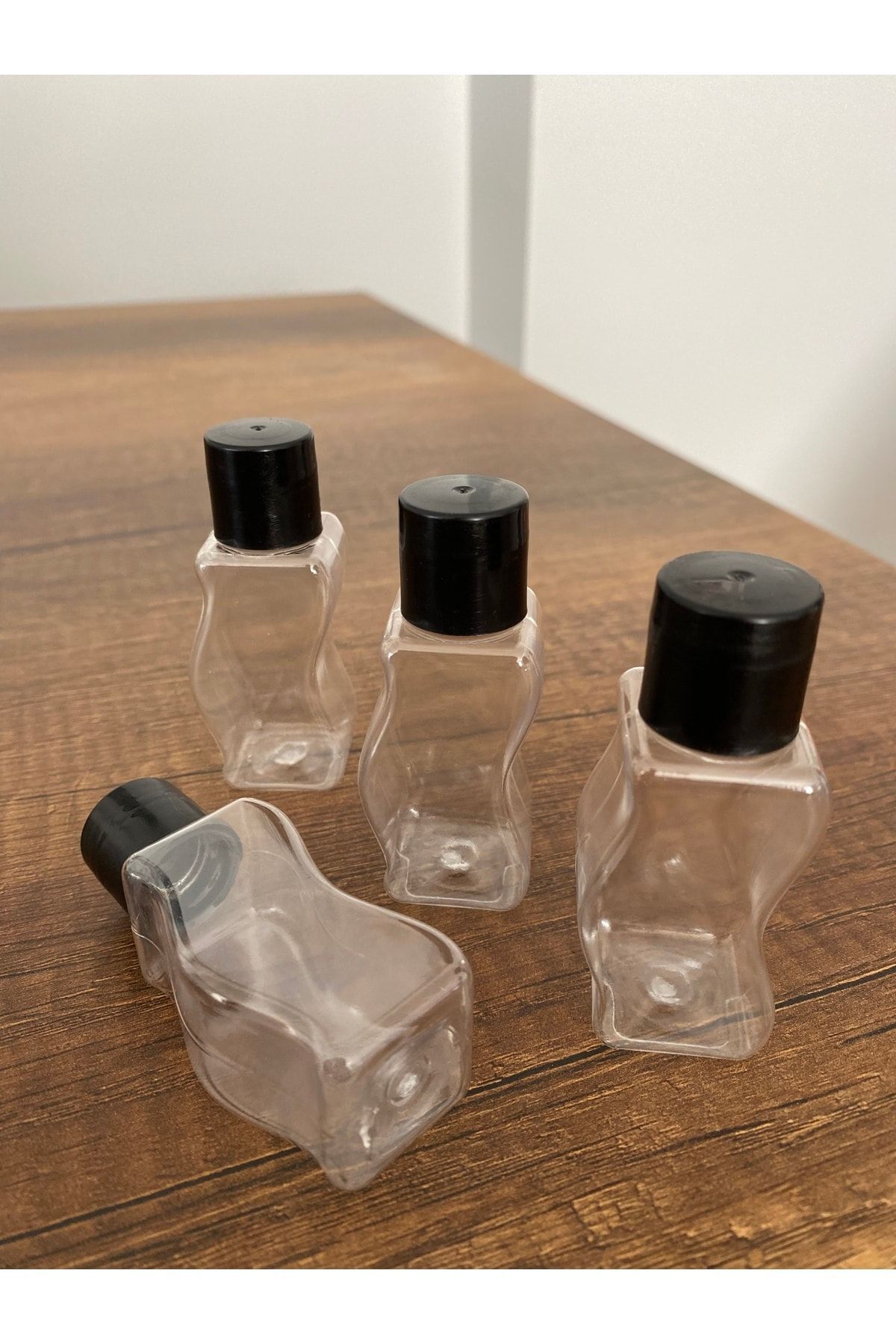 Mikasso 100 Adet Kapaklı Boş Şişe 30 Ml Dekoratif Şampuan Şişesi Us-06 30 ml 100'lü