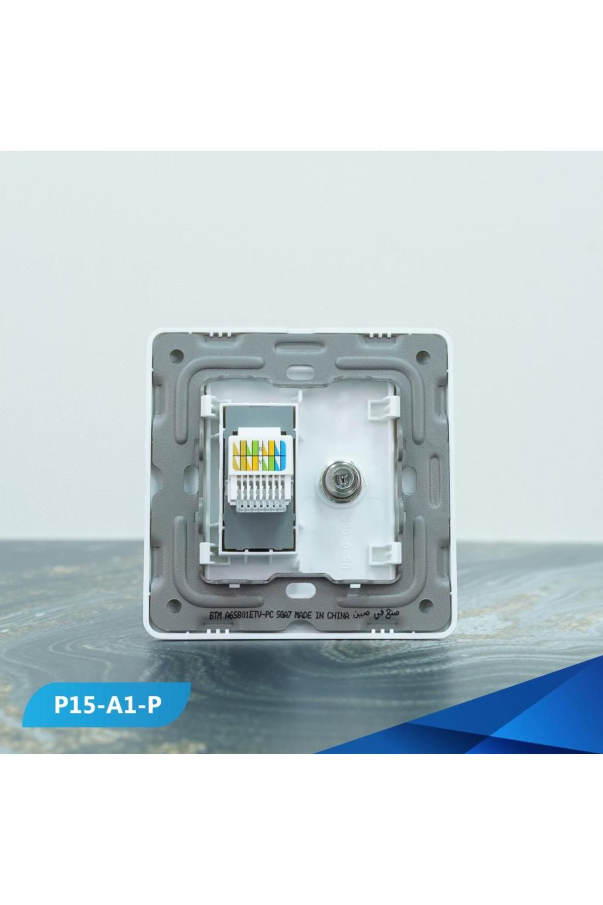 Btm-Computer socket and TV socket, pearlescent colour 3
