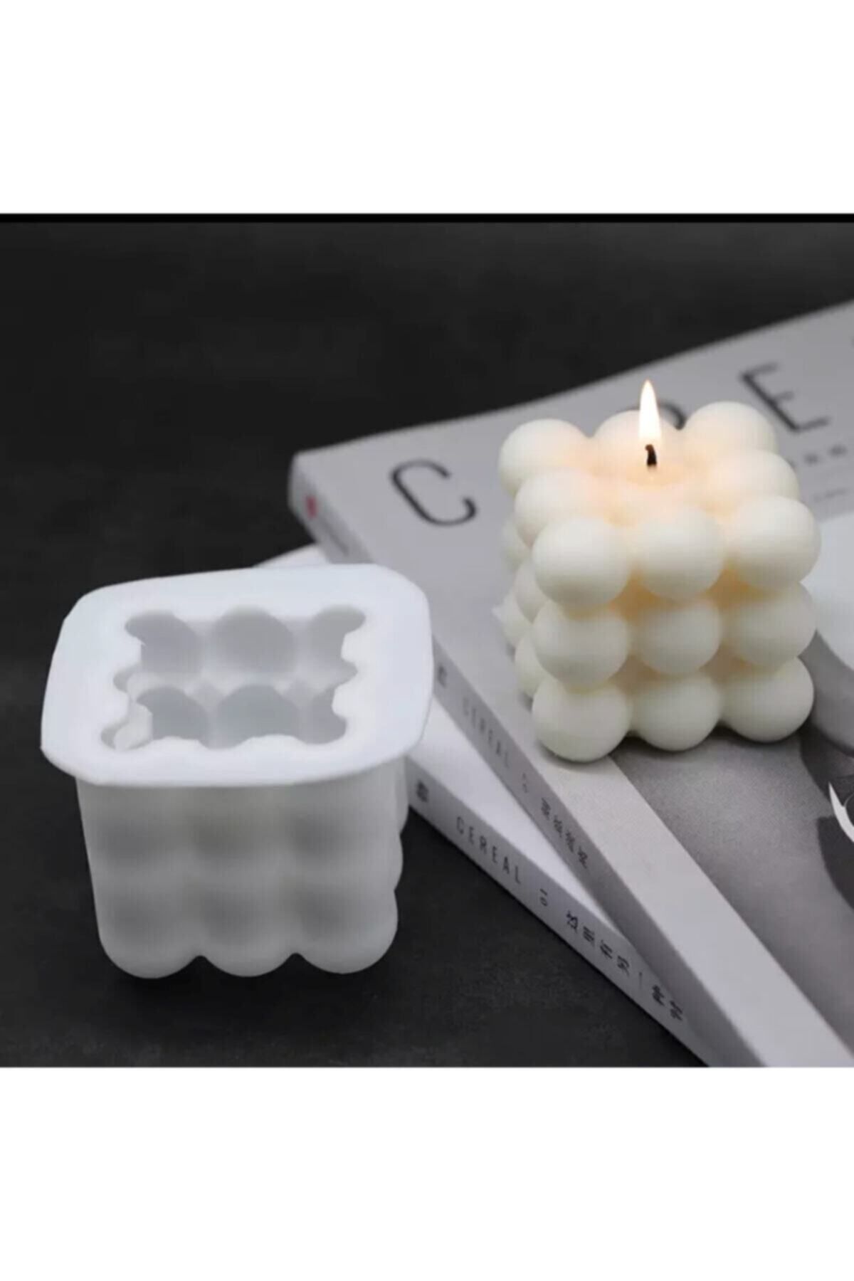 Mikasso Mum Kalıbı Silikon Bubble 6x6x6